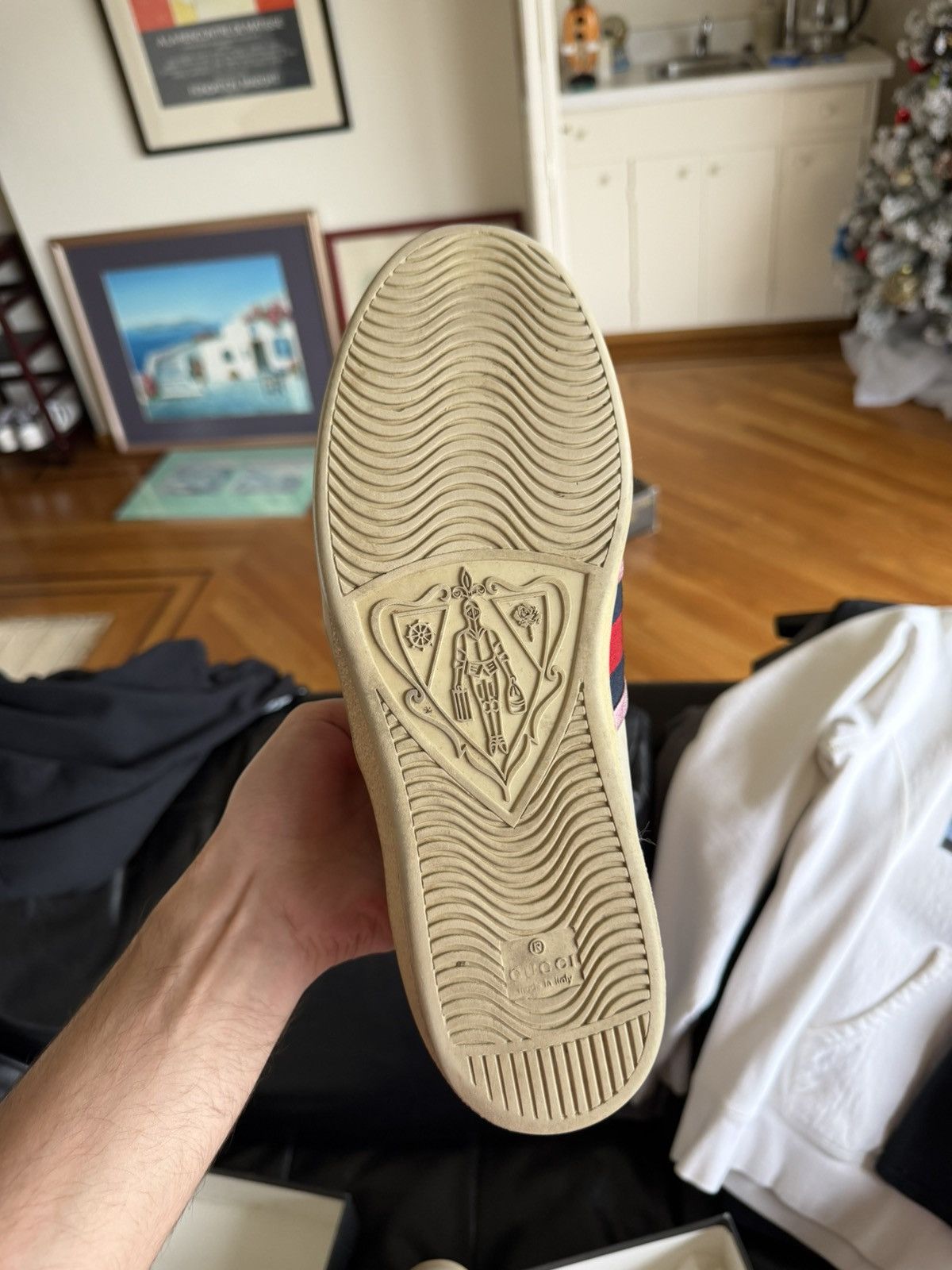 Gucci Gucci Ace Flames Size US 10 / EU 43 - 3 Thumbnail