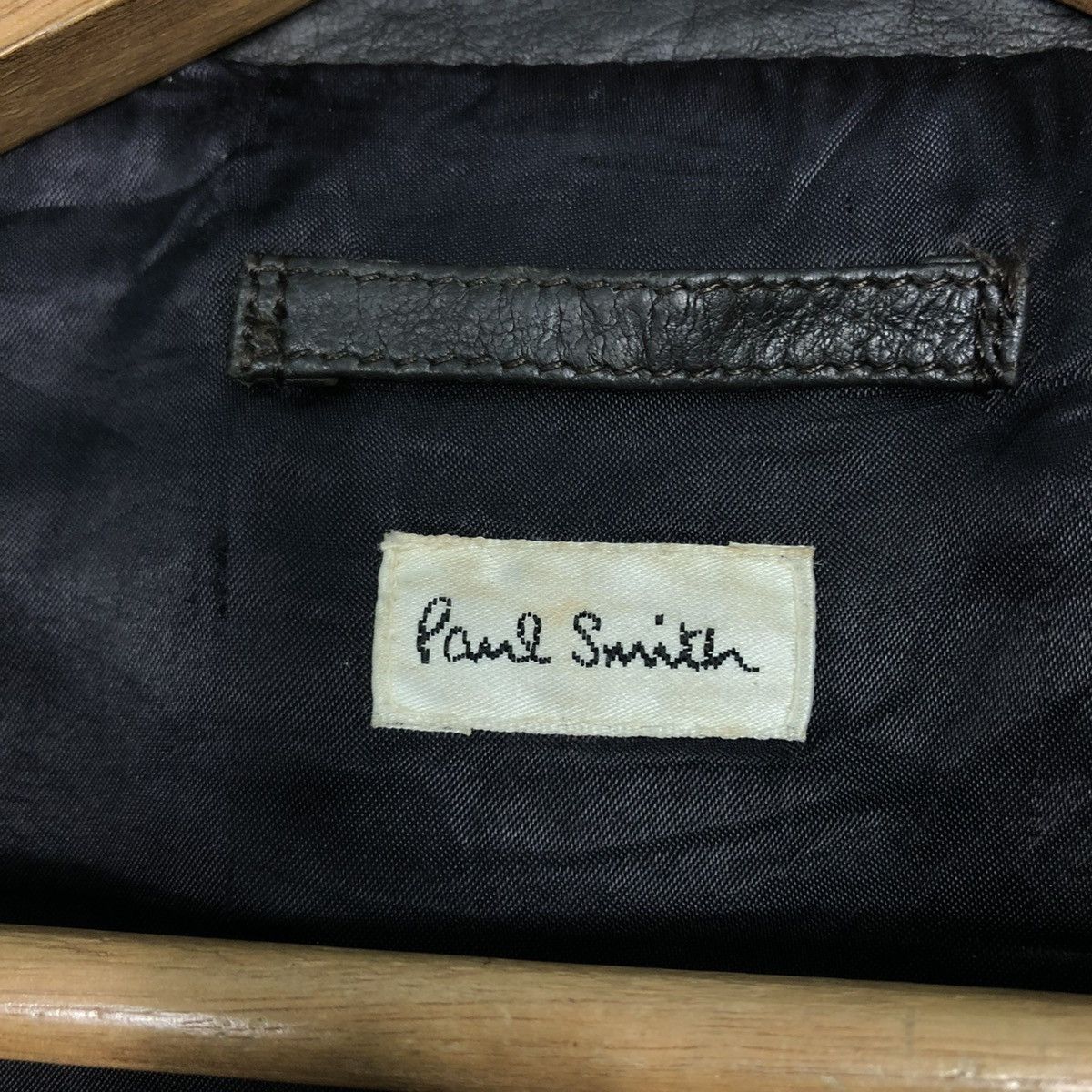 Paul Smith 🔥VINTAGE SOFT LEATHER BIKER JACKET PAUL SMITH Size US M / EU 48-50 / 2 - 20 Thumbnail