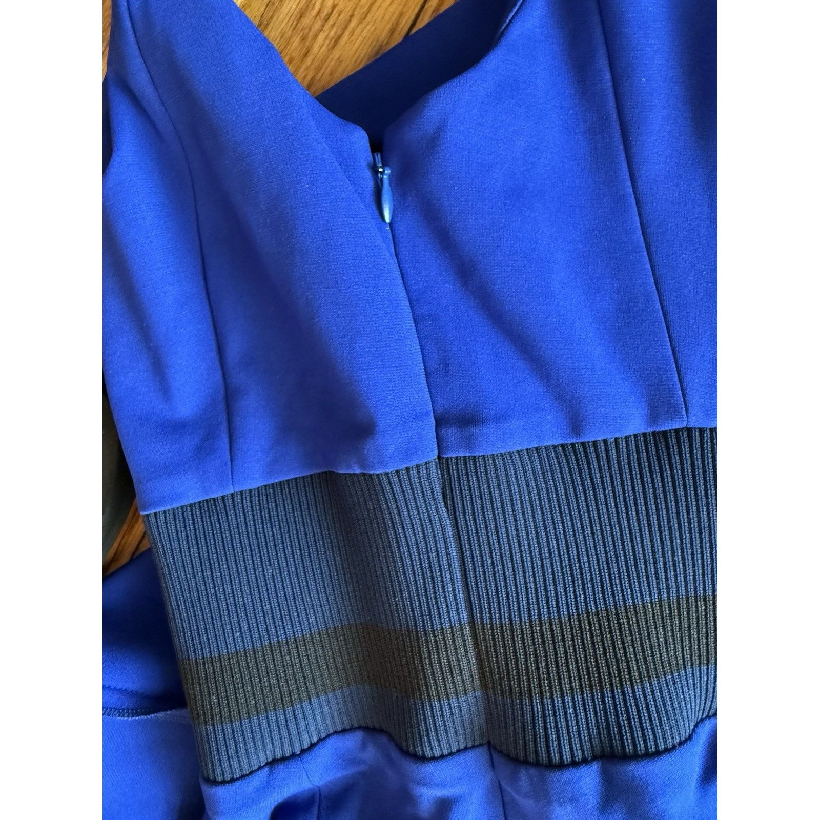 Other Derek Lam Womens Royal Blue V Neck Dress Size 4 NWT Size S / US 4 / IT 40 - 5 Thumbnail
