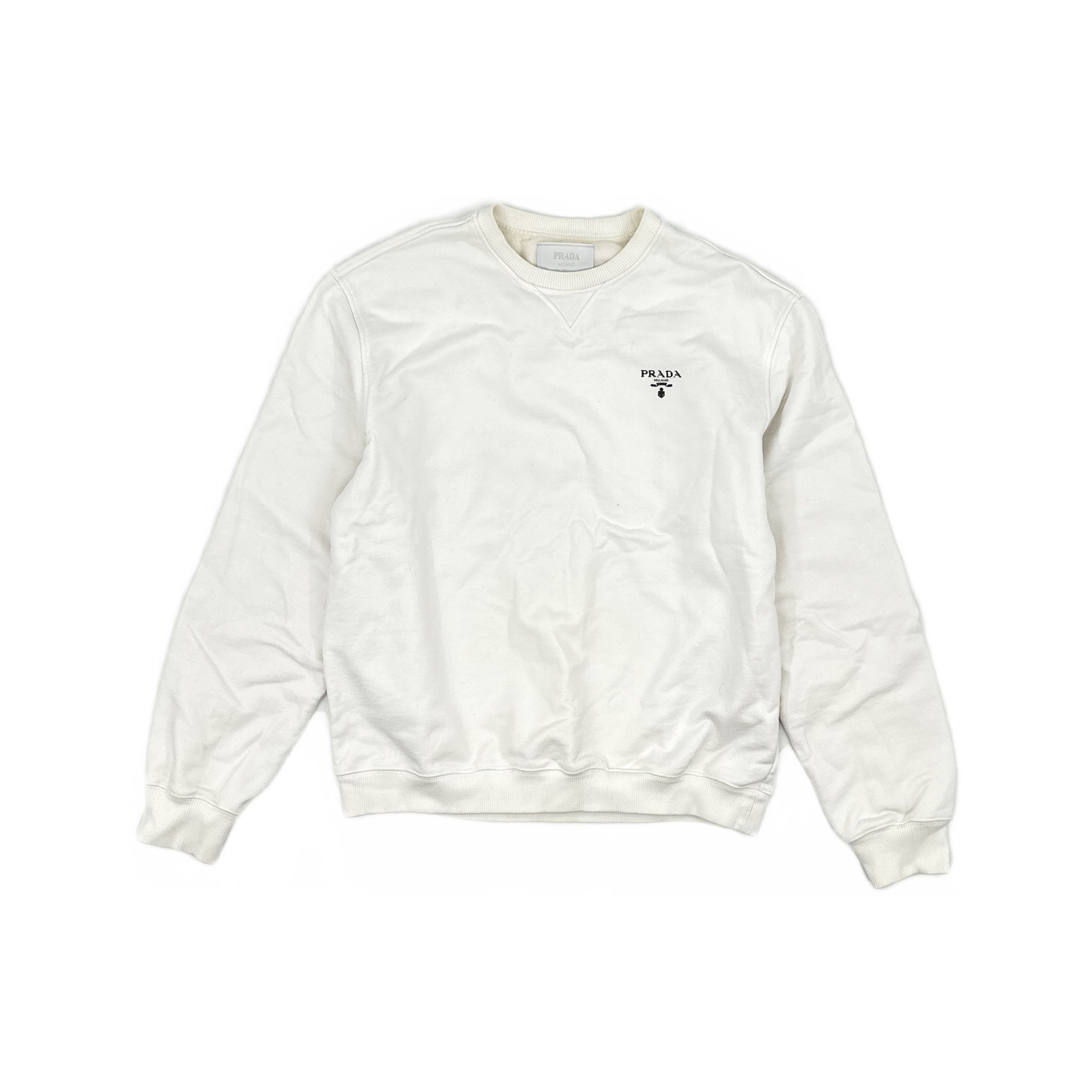 Prada Prada Logo Print Sweatshirt Size L Size US L / EU 52-54 / 3 - 1 Thumbnail