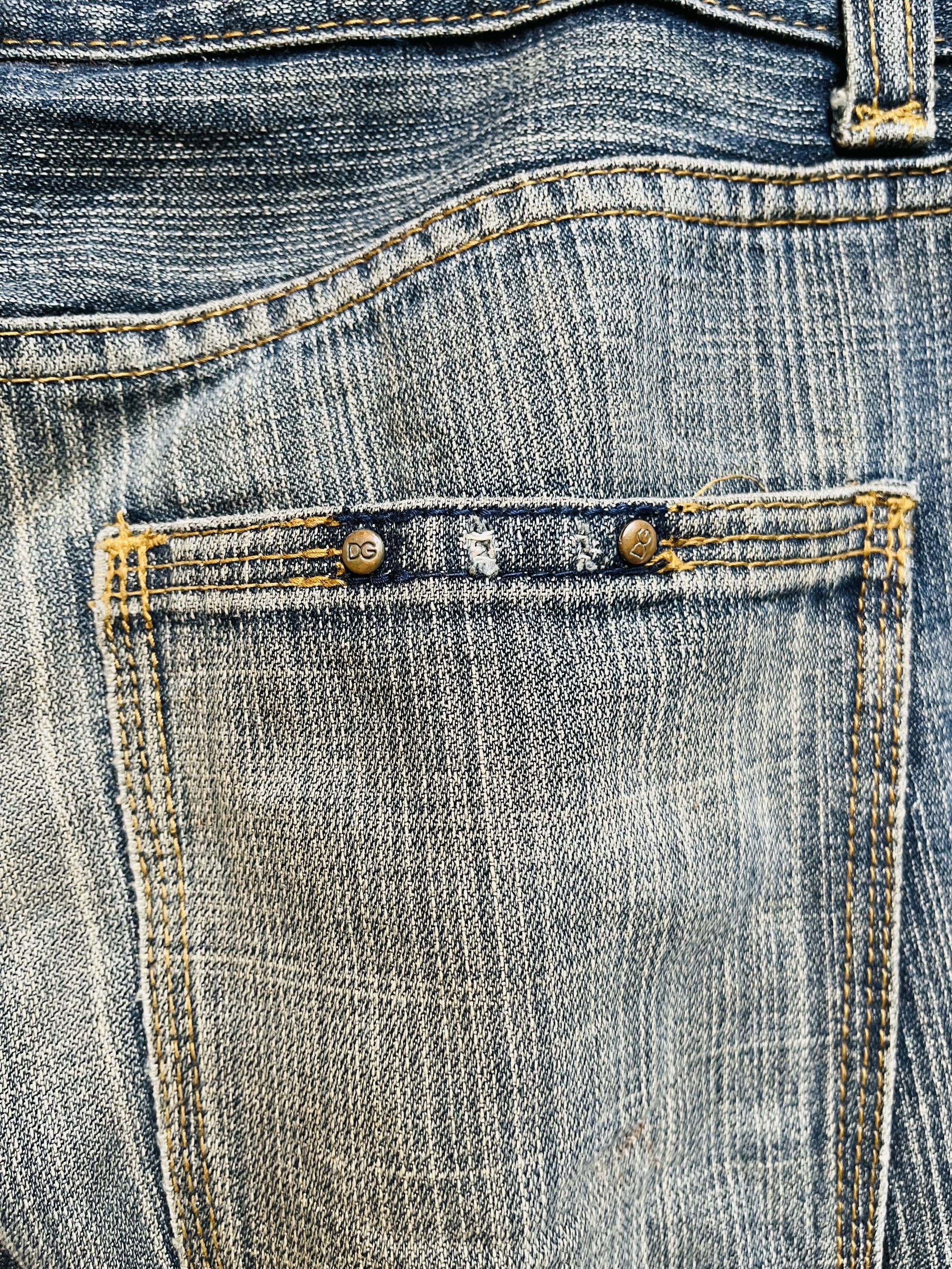 Dolce & Gabbana Vintage Dolce & Gabbana Distressed Designer Fashion Style Size US 33 - 10 Thumbnail