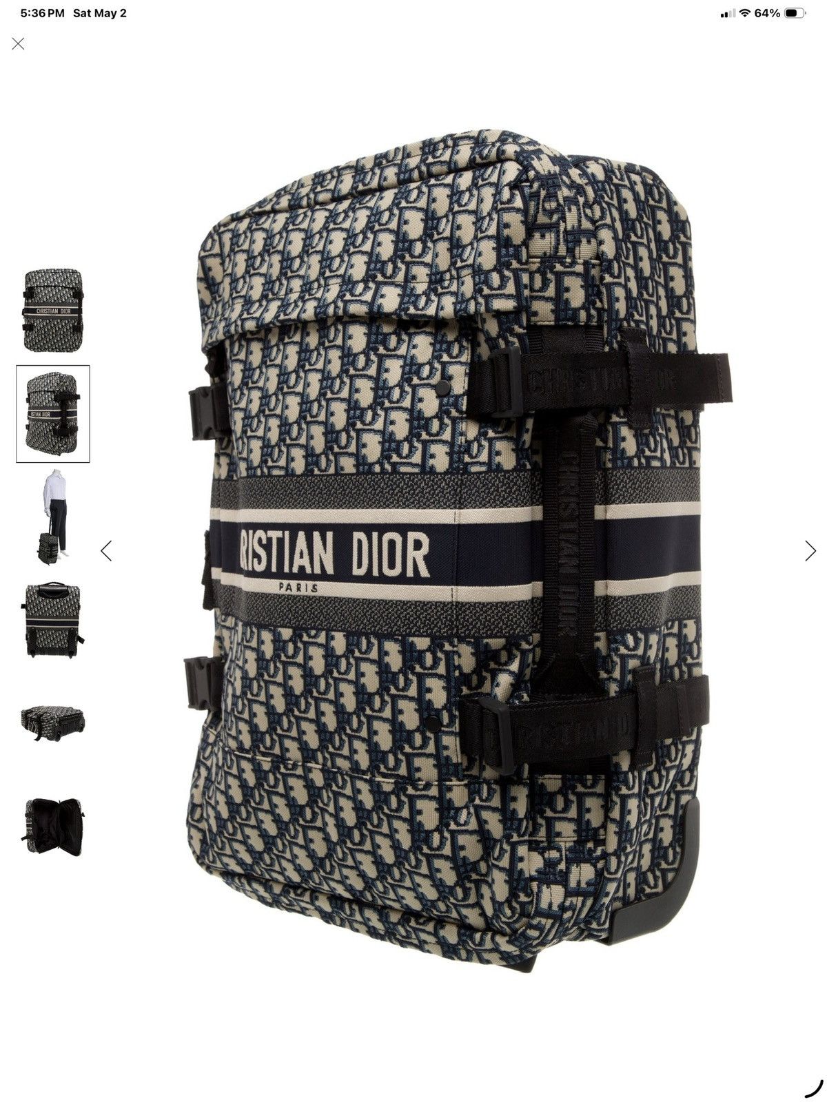 Dior Dior carryon luggage Size ONE SIZE - 2 Thumbnail