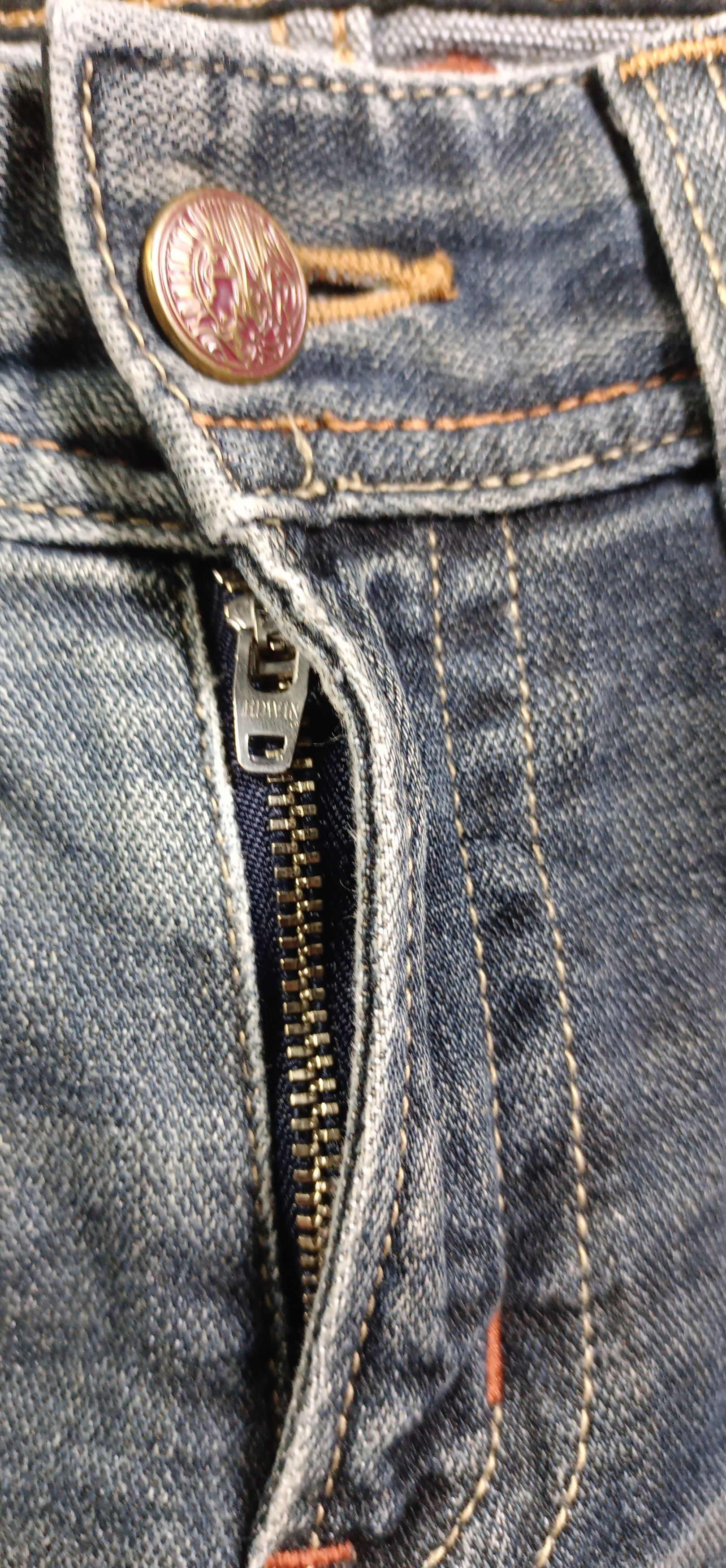 Edwin × If Six Was Nine Vintage🔥 Edwin Something "Vienus" Flare Distresssed Denim Size US 30 / EU 46 - 8 Thumbnail