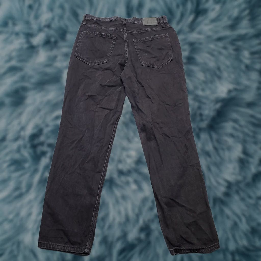 Vintage Aéropostale Mom Jeans Women's 6 Black Denim Distressed Comfort Fit Straight Leg Jeans Womens Size 6 Black Distressed Comfort Fit Straight Leg Size 28" / US 6 / IT 42 - 1 Thumbnail