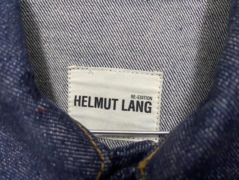 Helmut Lang HELMUT LANG Colorful rubber striped denim jacket Size L / US 10 / IT 46 - 3 Thumbnail