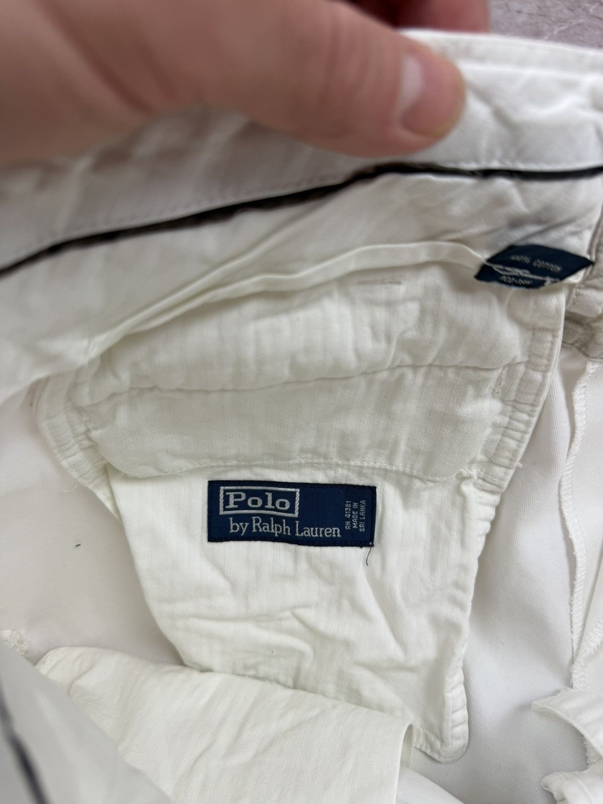 Polo Ralph Lauren VTG Style Polo Ralph Lauren Boxing Club Shorts White Size US 34 / EU 50 - 16 Thumbnail