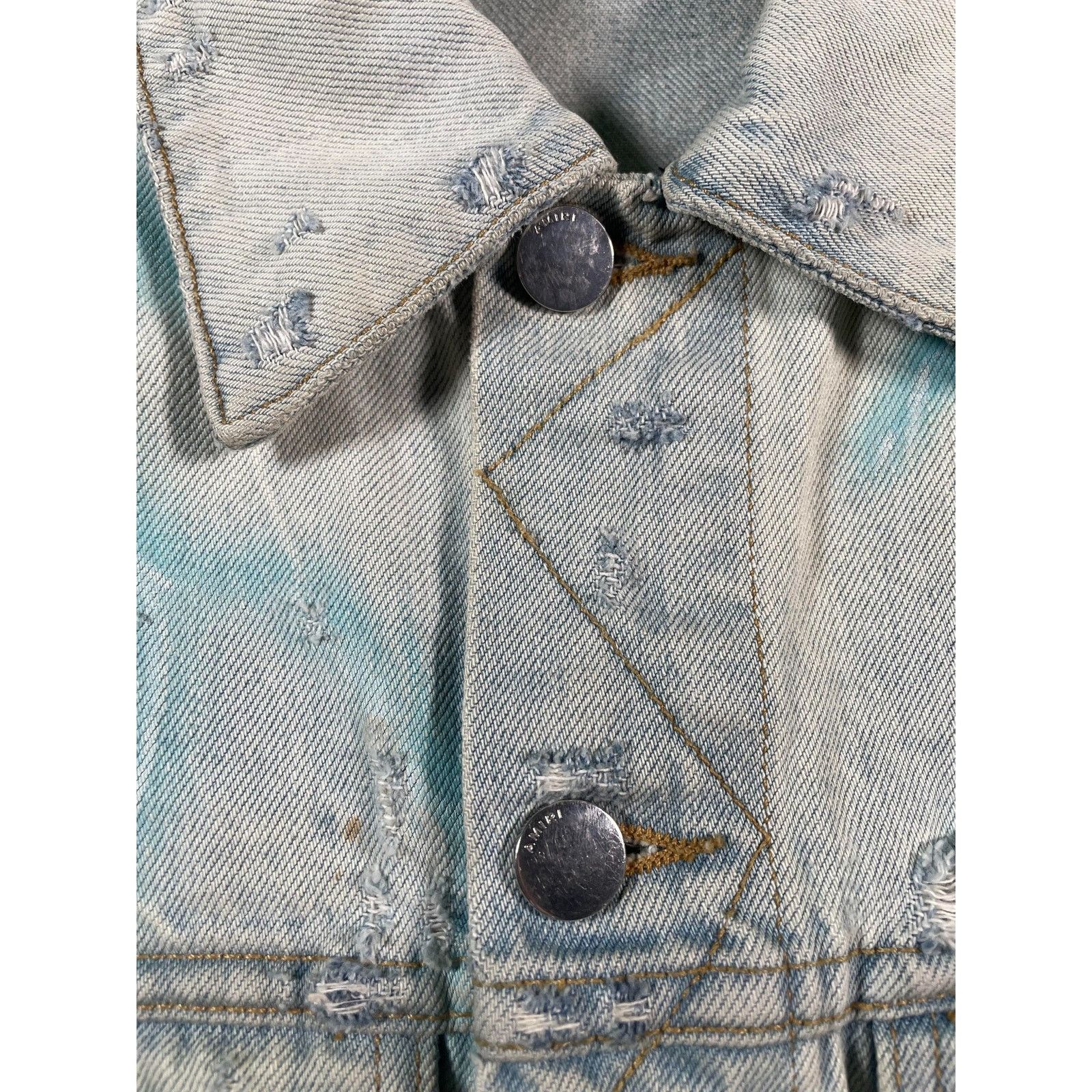 Amiri Amiri 'Skyline' Denim Jacket Size US S / EU 44-46 / 1 - 3 Thumbnail