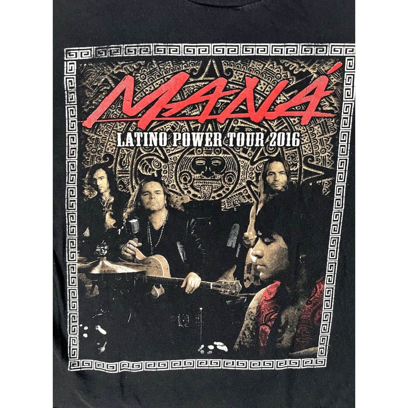 Vintage Mana Band T-Shirt Medium Unbranded Unisex Adults Short Sleeve Black Rock Music 90s Tour Concert 2016 Mens Womens Boys Girls Size US M / EU 48-50 / 2 - 4 Thumbnail
