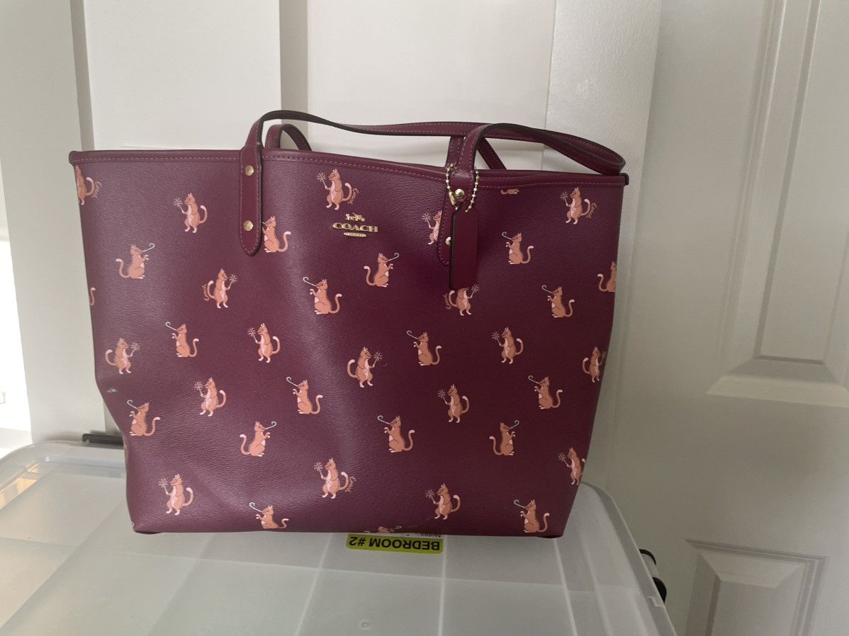 Coach Coach cat design tote bag Size ONE SIZE - 3 Thumbnail