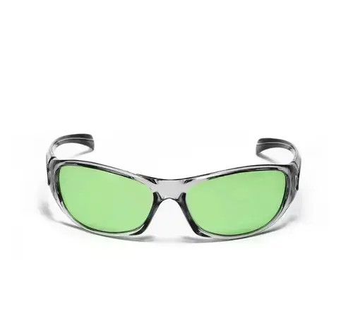 Other Green 2000s Tech Sunglasses Cyber Punk Future Y2K Look Size ONE SIZE - 4 Thumbnail