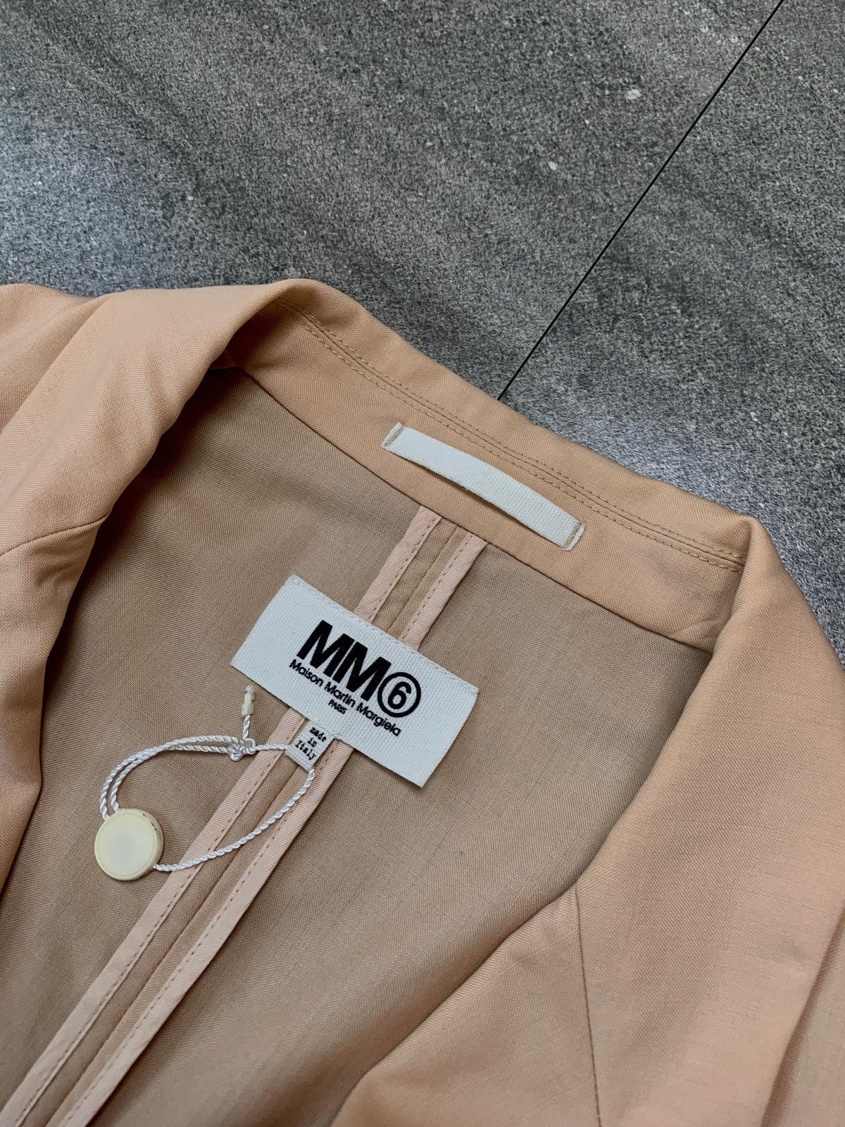 Maison Margiela FREE TAX ! MM6 Peach Light Wool Blazer Jacket Size US S / EU 44-46 / 1 - 7 Thumbnail