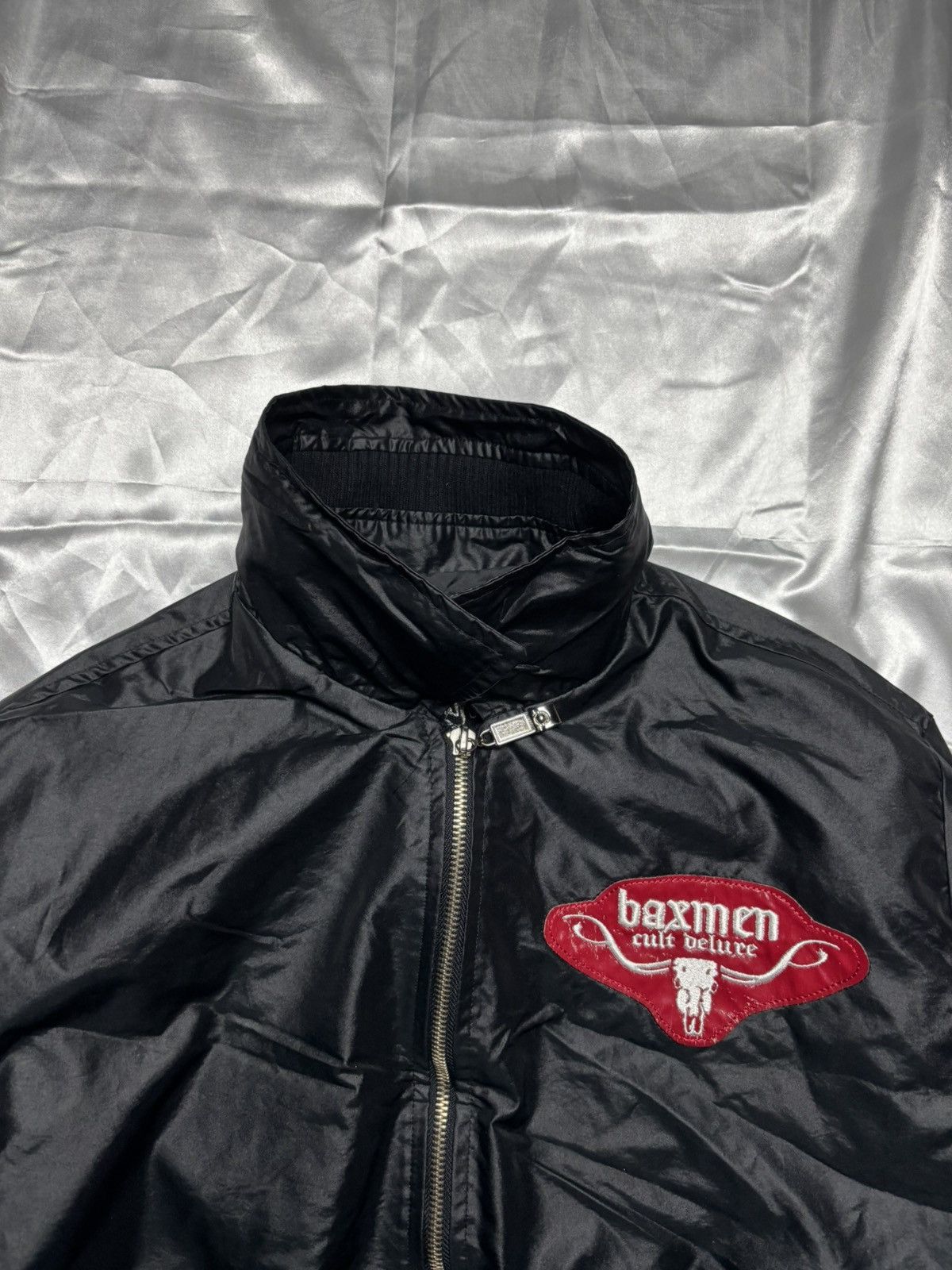 Japanese Brand × Vintage Vintage printed light bomber jacket rhinestones Size M / US 6-8 / IT 42-44 - 6 Thumbnail