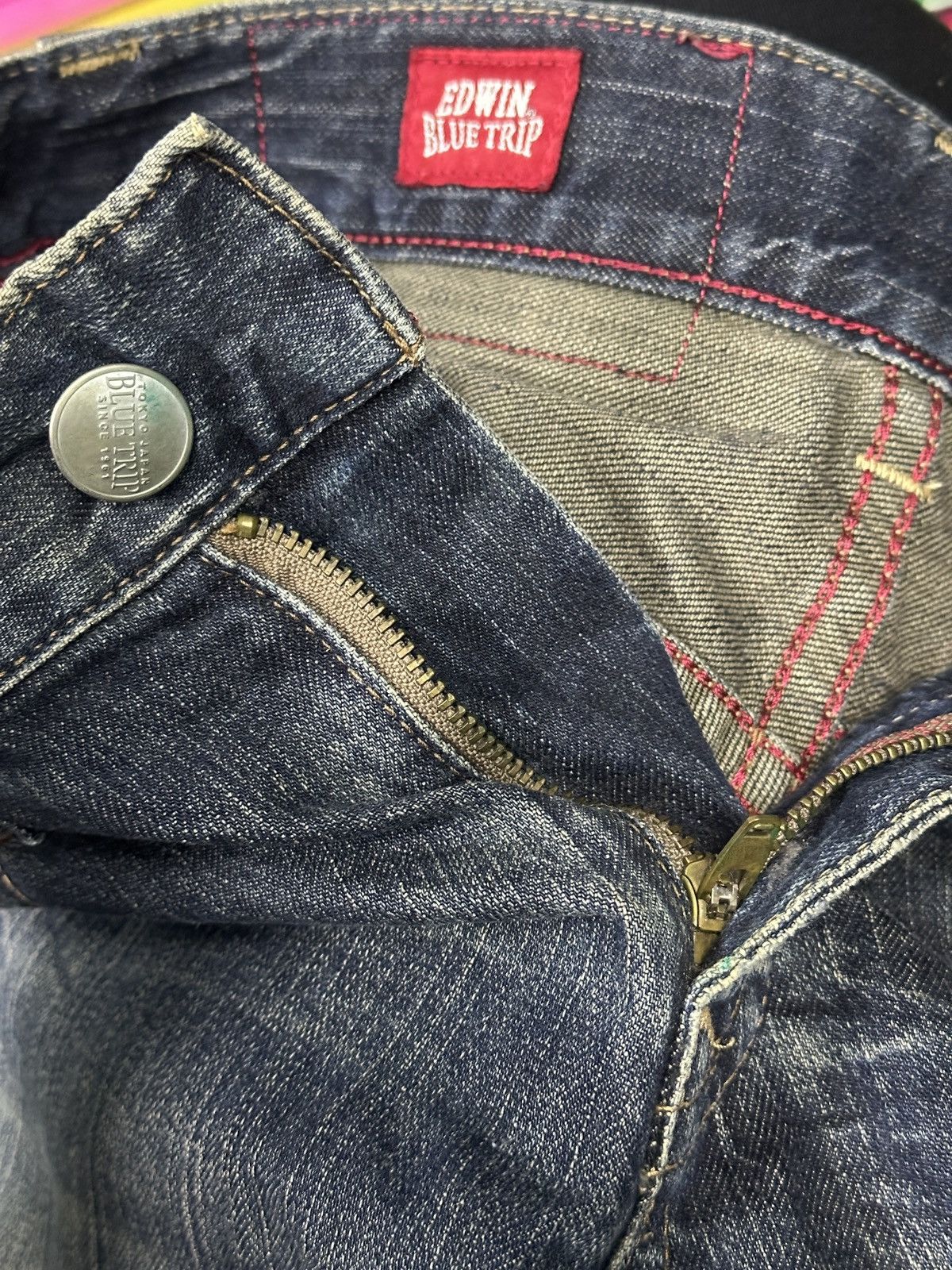 If Six Was Nine Distress Denim Edwin Vintage Blue Trip 💥 Size US 32 / EU 48 - 8 Thumbnail