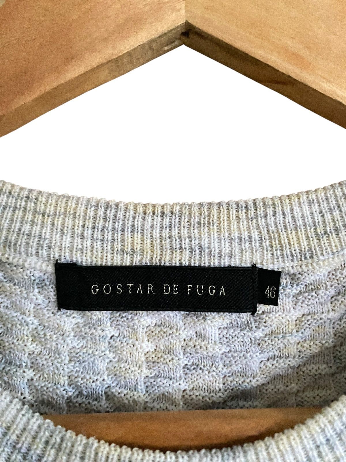 GOSTAR DE FUGA Rare Design Vintage Gostar De Fuga Plain Sweatshirt 2000s Size US M / EU 48-50 / 2 - 6 Thumbnail