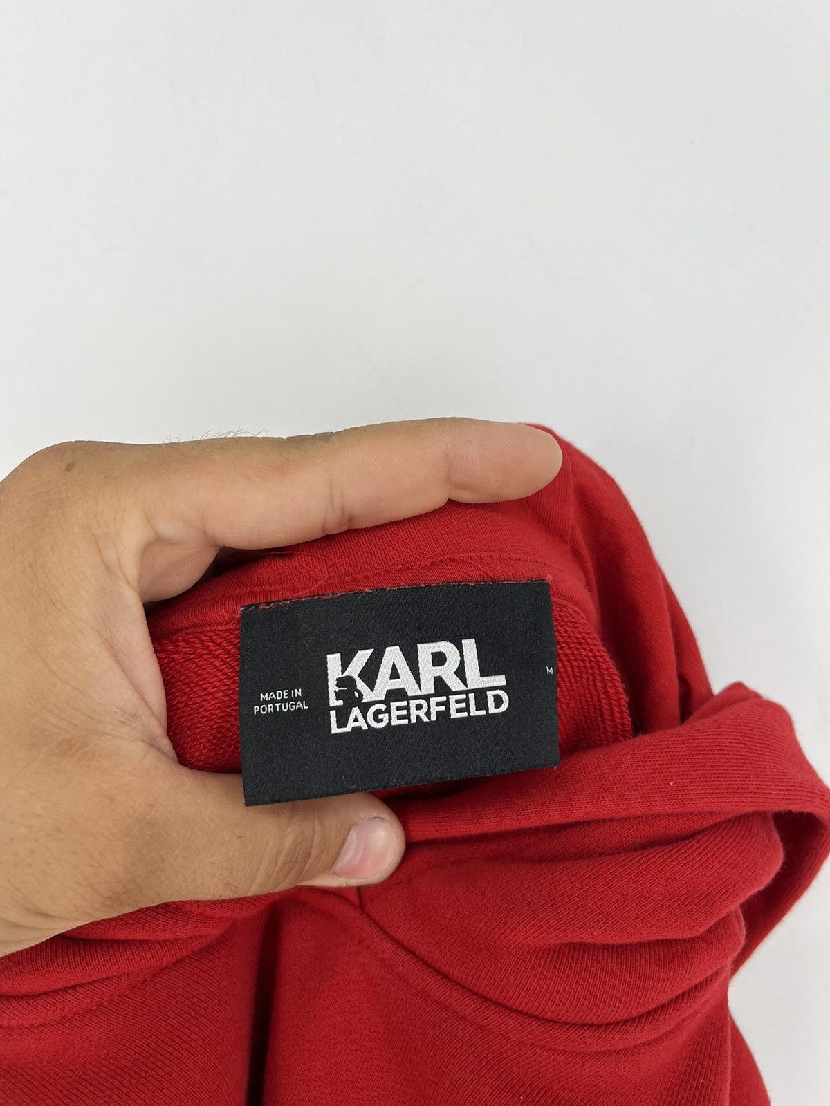 Karl Lagerfeld Woman’s Karl Lagerfeld Sweatshirt Ruffle Rad Hoodie W/Logo Size M / US 6-8 / IT 42-44 - 8 Thumbnail