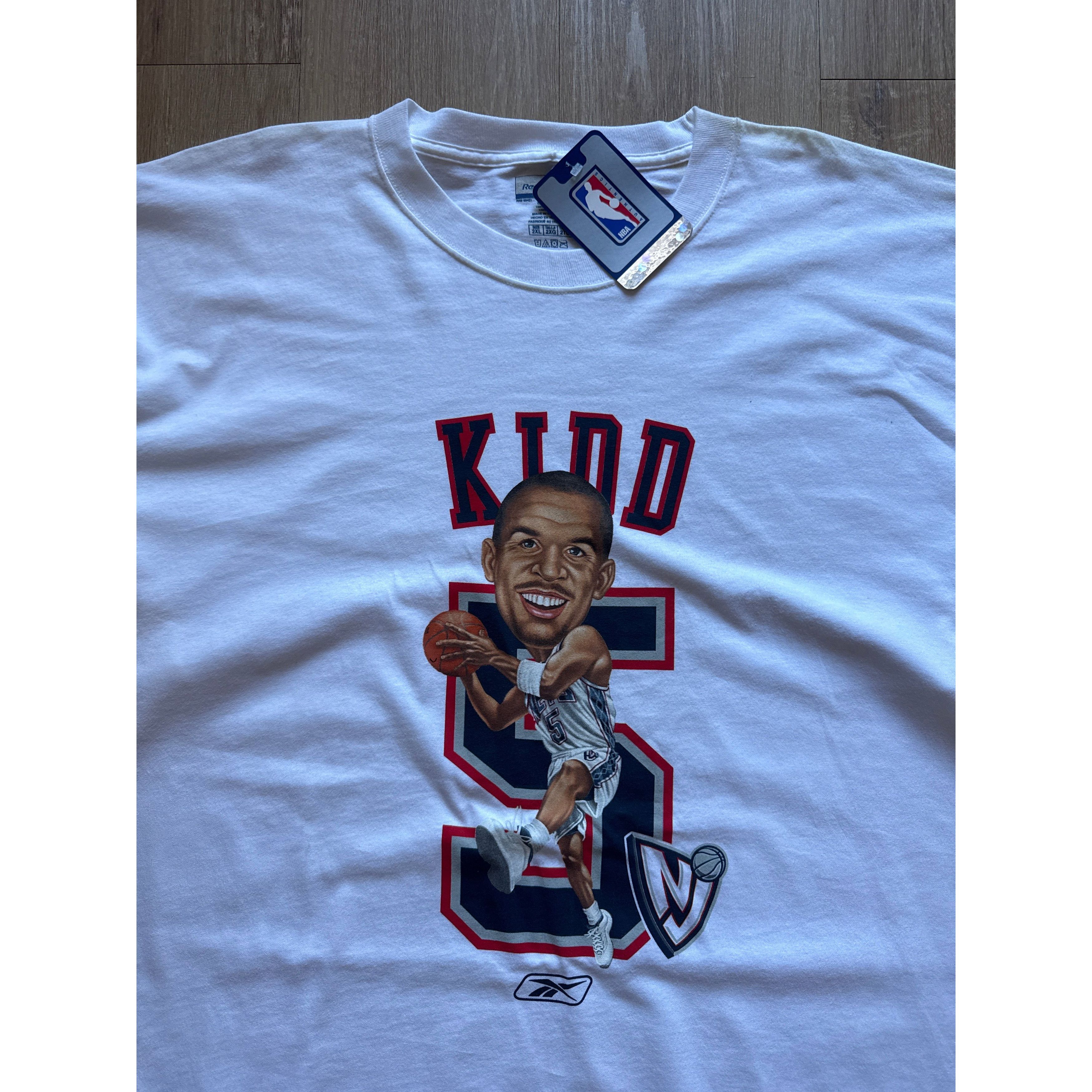 Vintage Reebok New Jersey Nets NBA Jason Kidd Tee