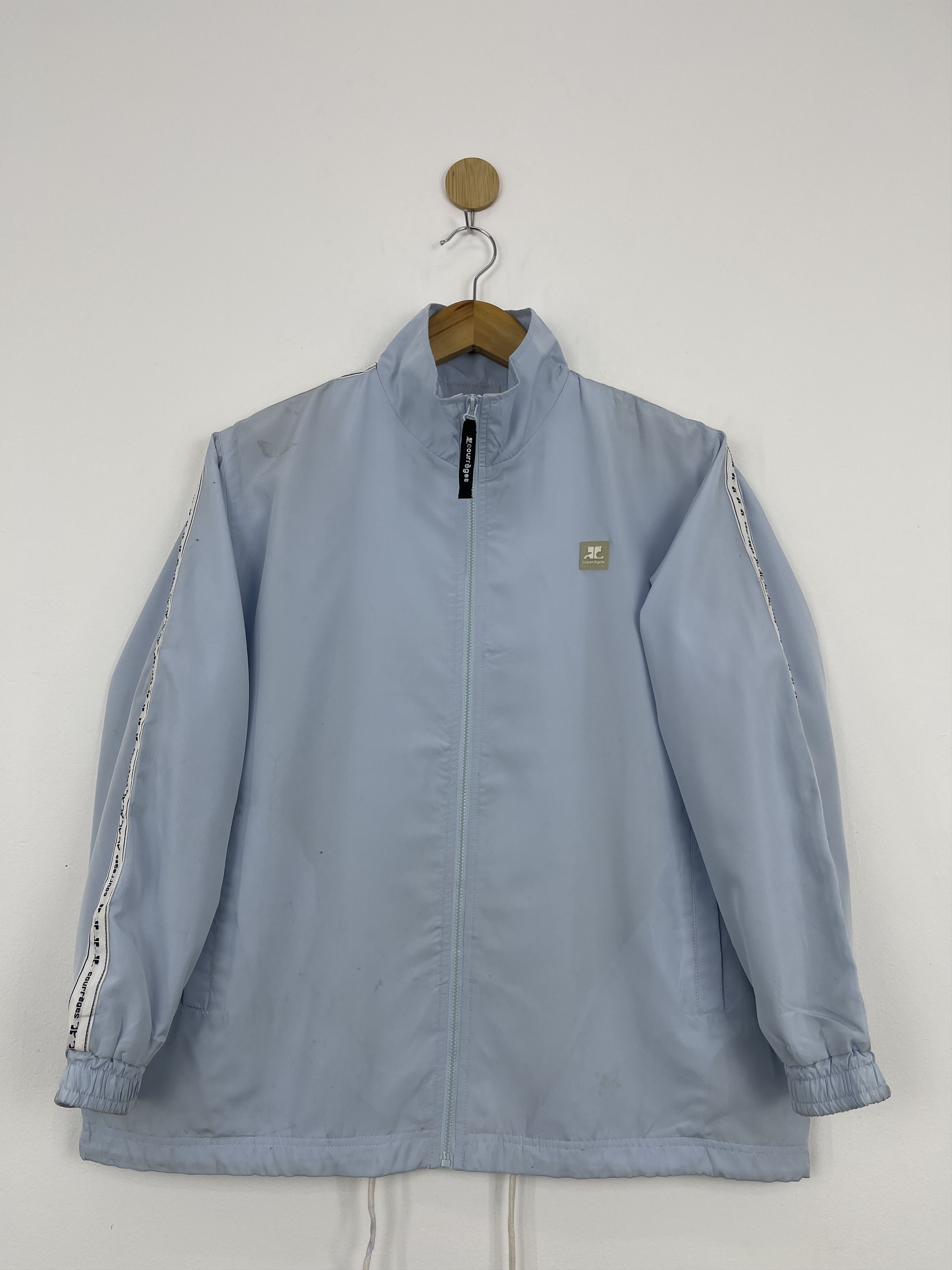 Andre Courreges Vintage Courreges Paris Light Blue Jacket JA0023 Size US S / EU 44-46 / 1 - 1 Thumbnail