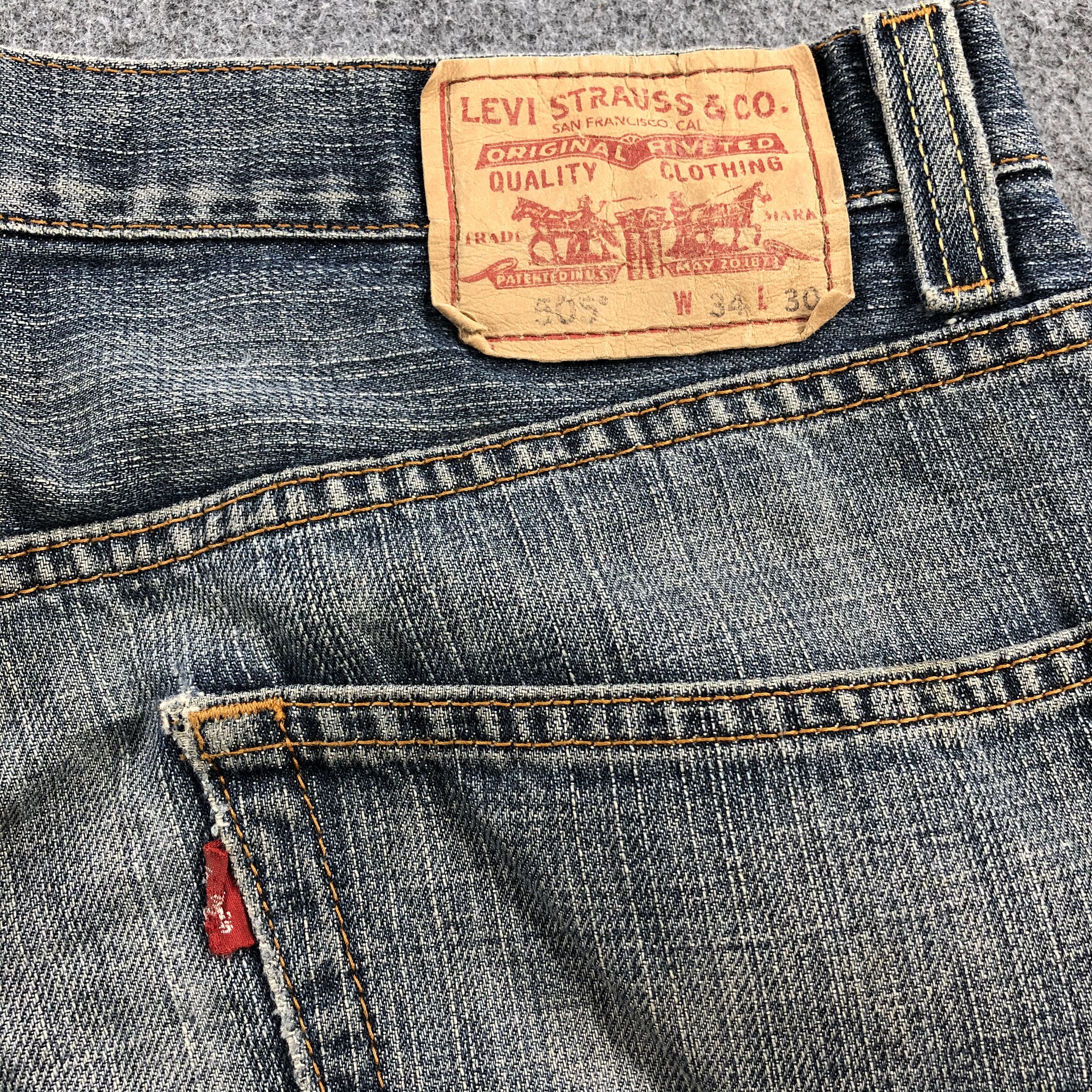 Levi's × Vintage Vintage Levis 505 Jeans-JM1251 Size US 35 - 5 Thumbnail
