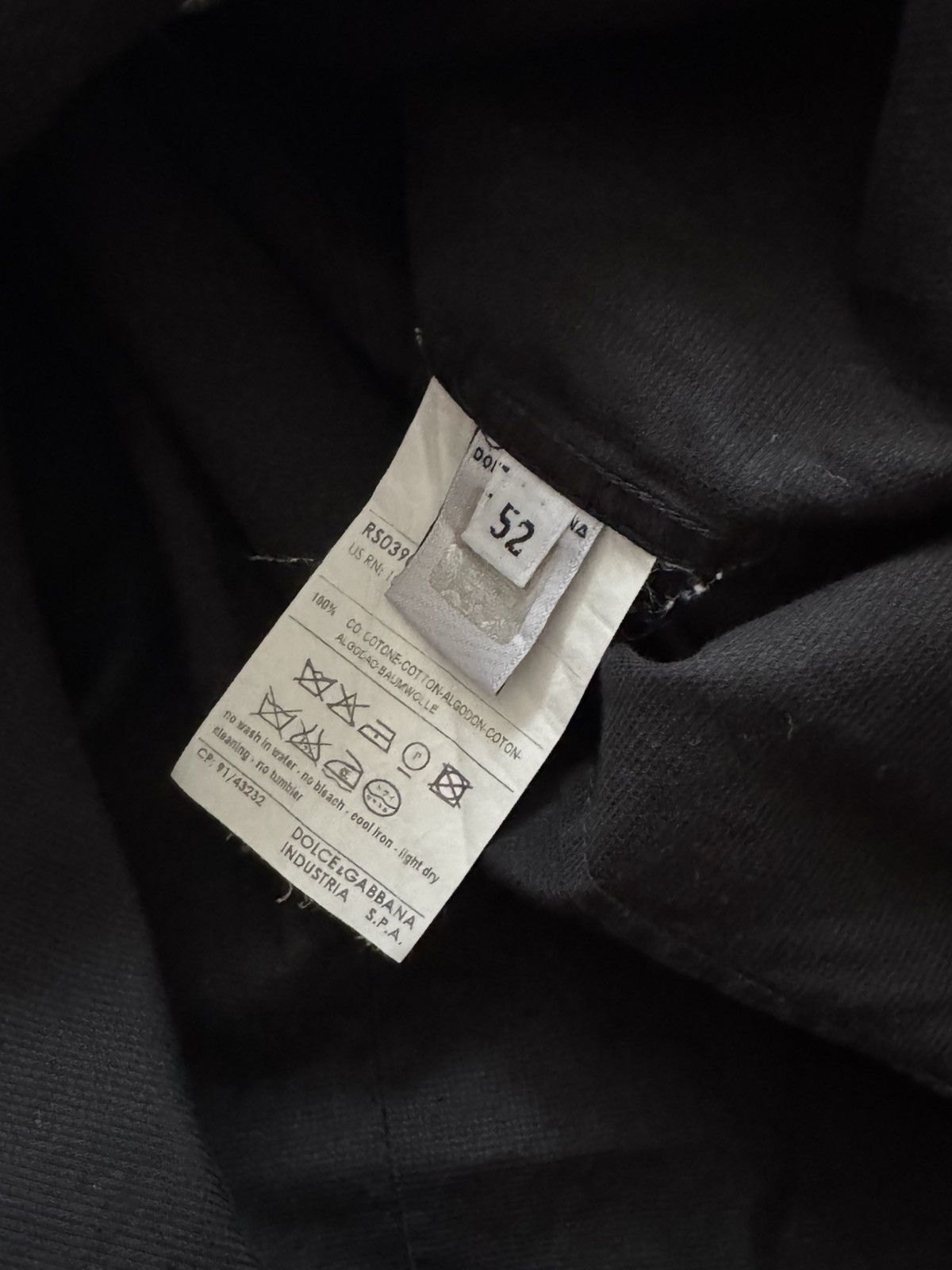 Dolce & Gabbana Vintage Dolce&Gabbana Black Button up Shirt size 52 Size US L / EU 52-54 / 3 - 6 Thumbnail
