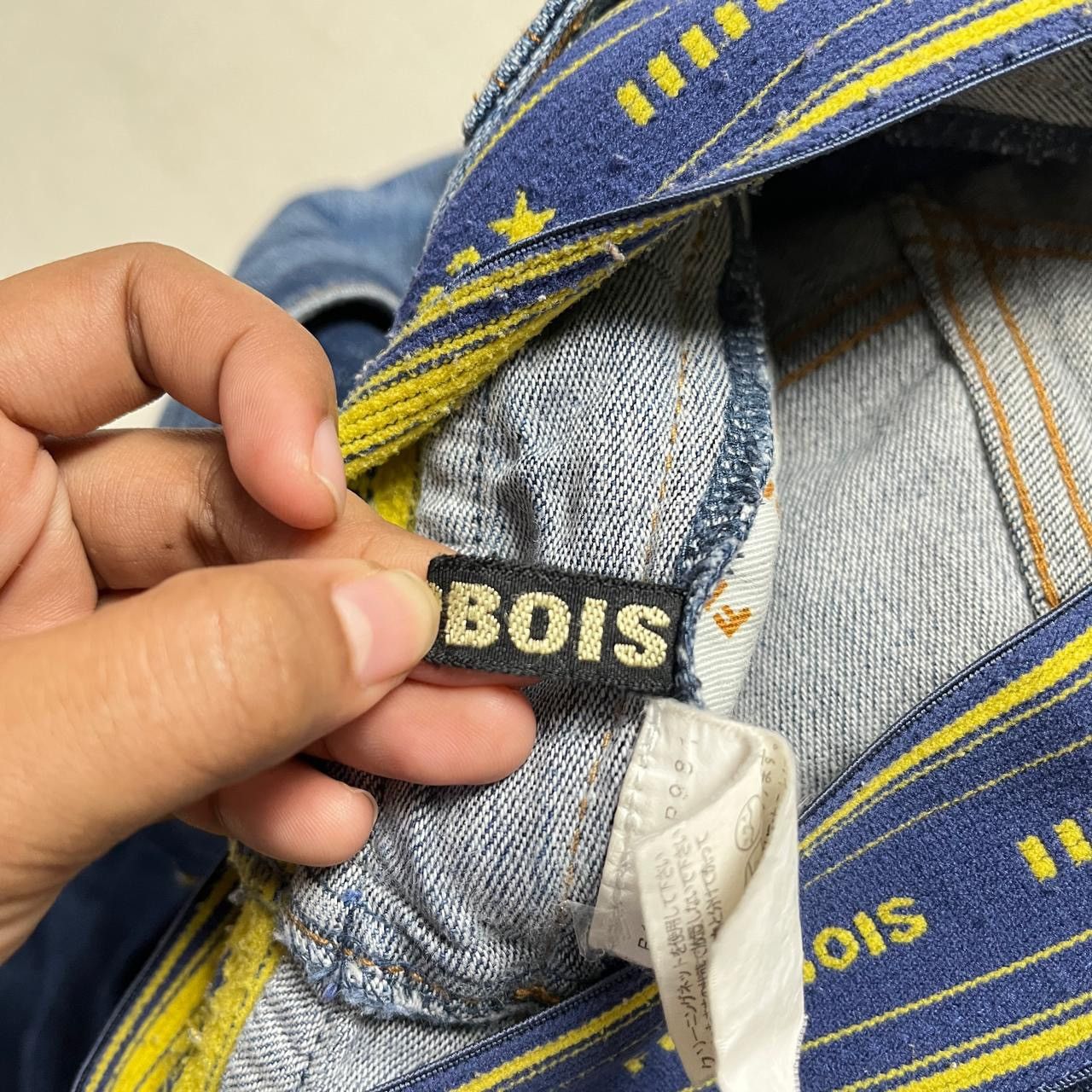 Frapbois Converse x frapbois by isseymiyake denim pants Size US 32 / EU 48 - 13 Thumbnail