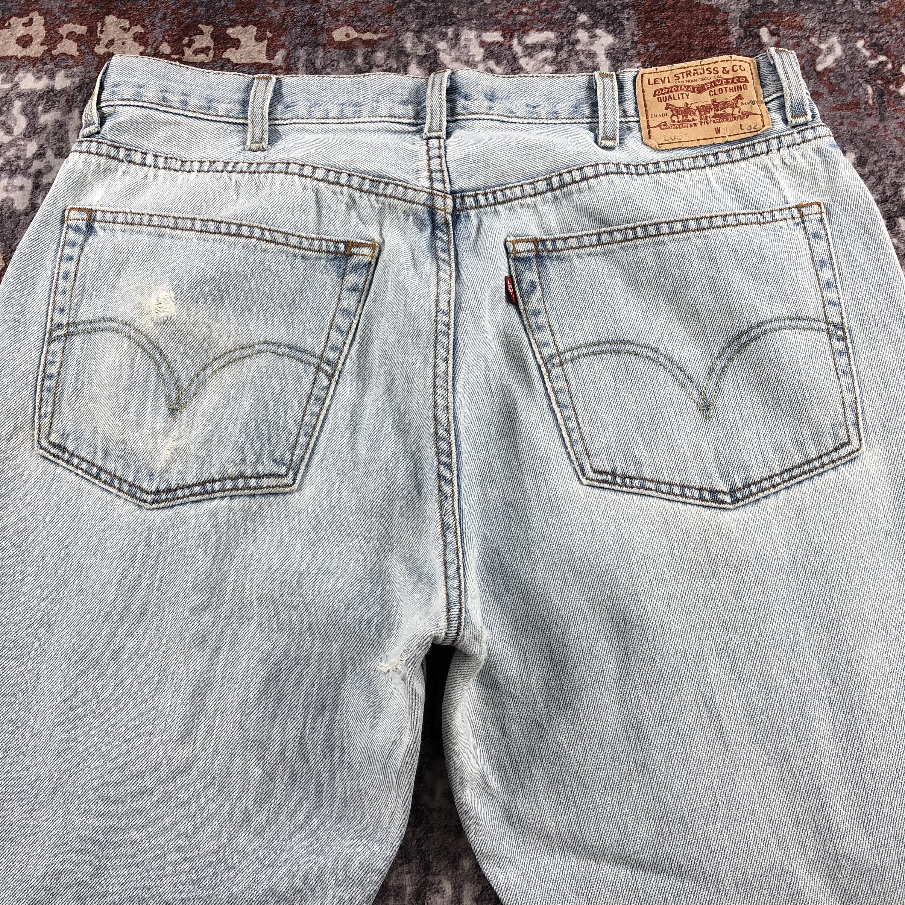 Levi's × Vintage Vintage Light Wash Levis 505 Jeans-JM2448 Size US 37 - 5 Thumbnail