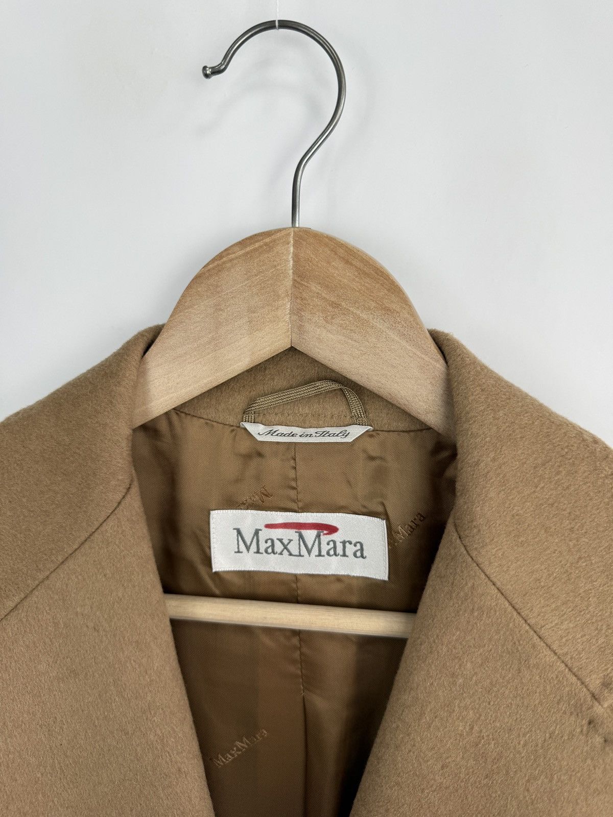 Max Mara 🇮🇹 Vintage Max Mara Camel Hair Blazer Jacket Made in Italy Size XL / US 12-14 / IT 48-50 - 4 Thumbnail