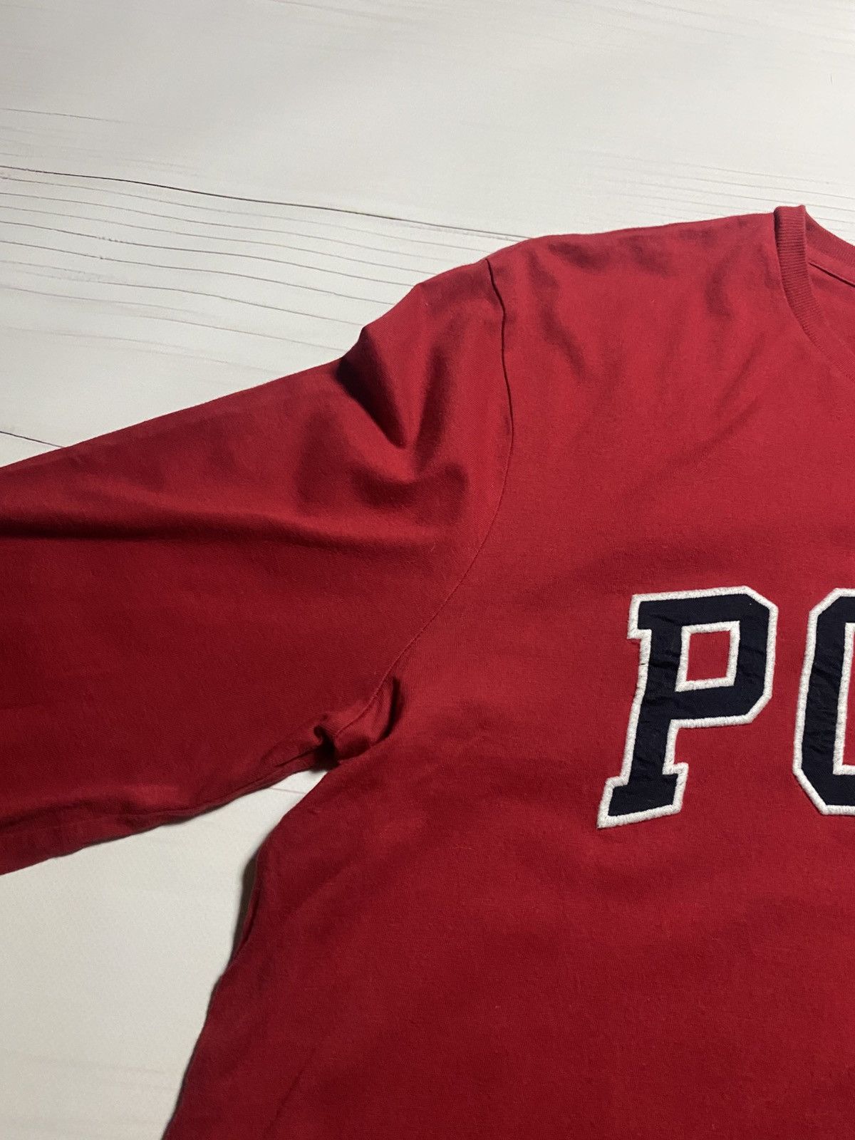 Polo Ralph Lauren × Vintage Vintage Polo Ralph Lauren Big Logo USA patch y2k Long sleeve Size US M / EU 48-50 / 2 - 8 Thumbnail