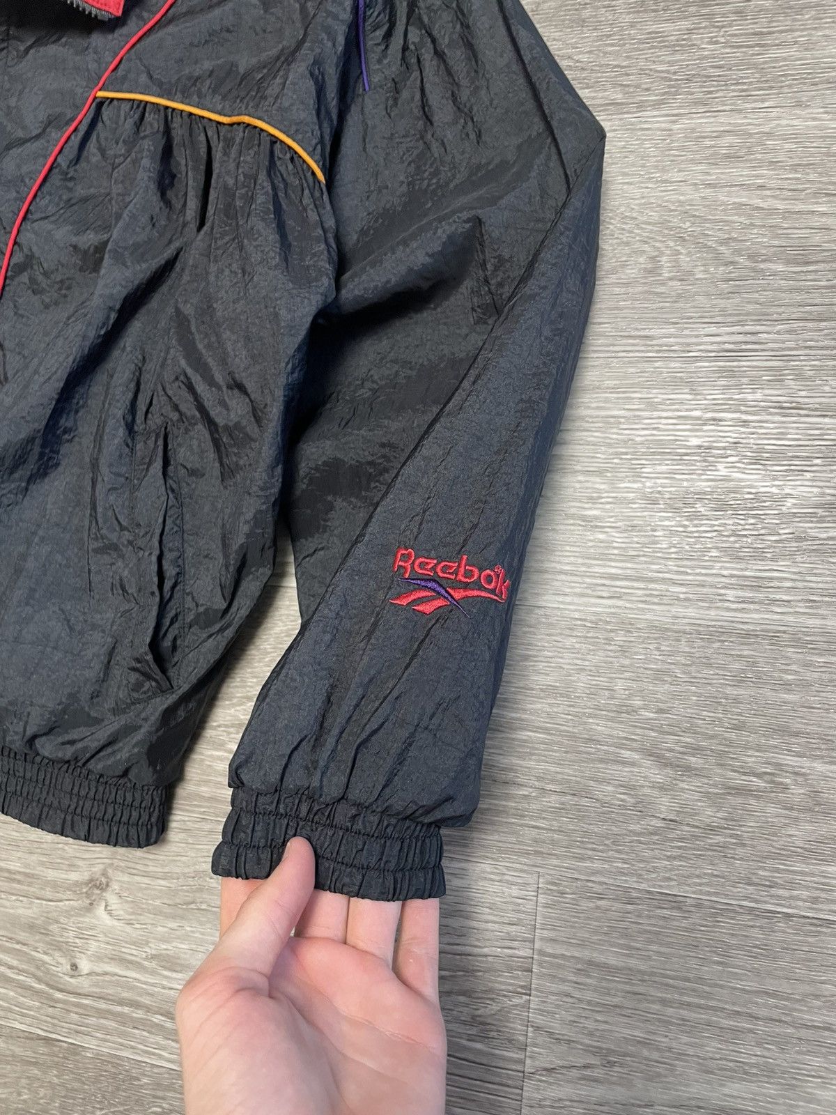Reebok Vintage Reebok Nylon Track Jacket Oversized Fit 90s Size US M / EU 48-50 / 2 - 5 Thumbnail