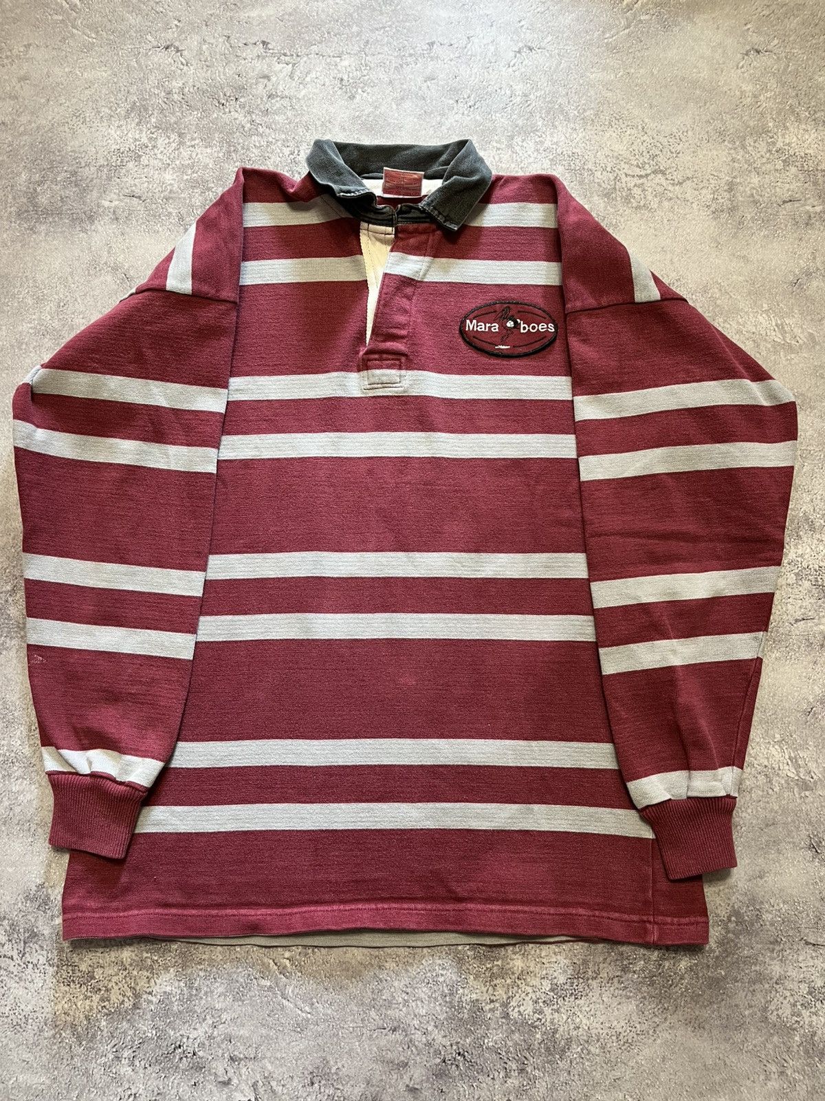 Vintage Vintage RARE Maastricht Maraboes Rugby Jersey Size US L / EU 52-54 / 3 - 1 Thumbnail