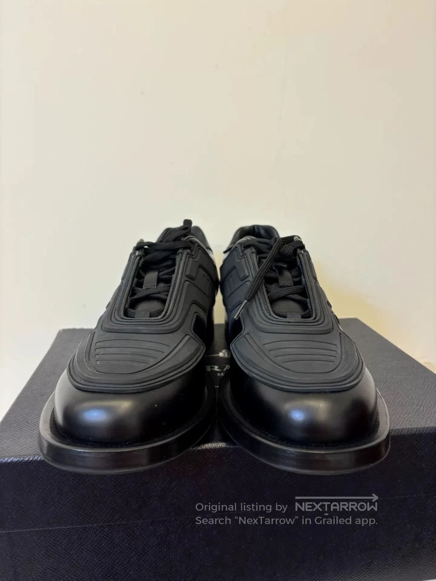 Prada Prada Functional Armor Leather Shoes. Size US 10 / EU 43 - 2 Thumbnail