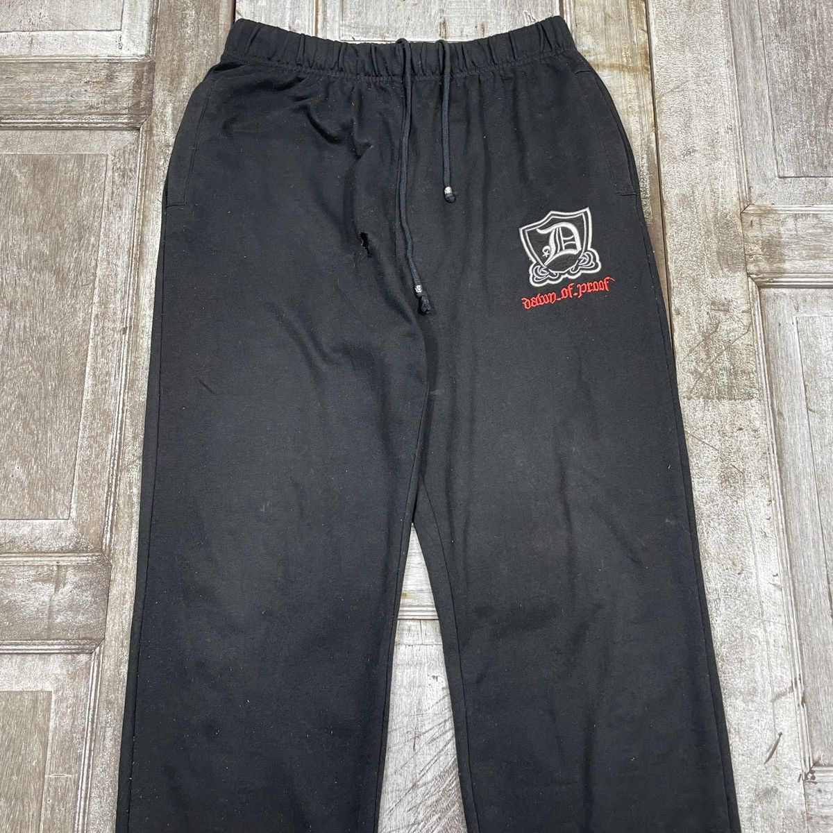 Los Angeles Apparel × Vintage Vintage Los Angeles Thug Life Distressed Sweatpant Size US 34 / EU 50 - 3 Thumbnail