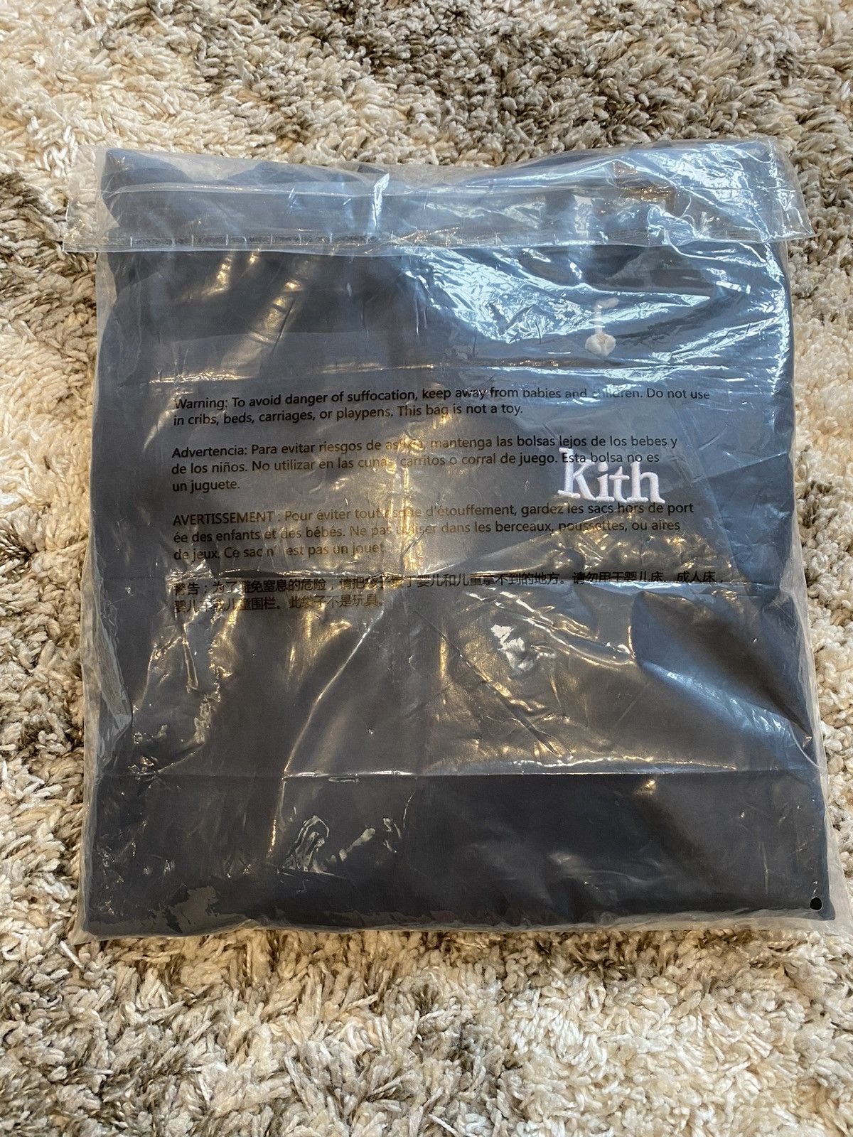 Kith New KITH Compact Knit Williams III Serif Logo Hoodie | Grailed