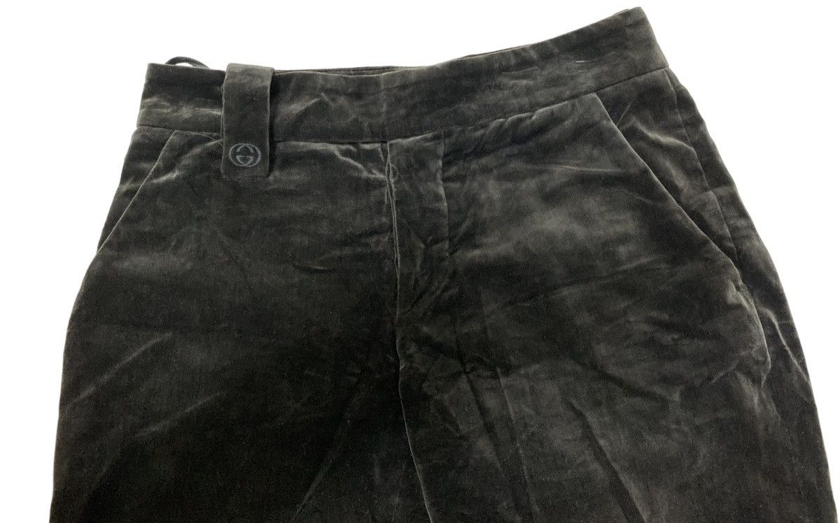 Gucci Gucci Brown Velvet Tailored Trousers Made in Italy Size 28" / US 6 / IT 42 - 5 Thumbnail