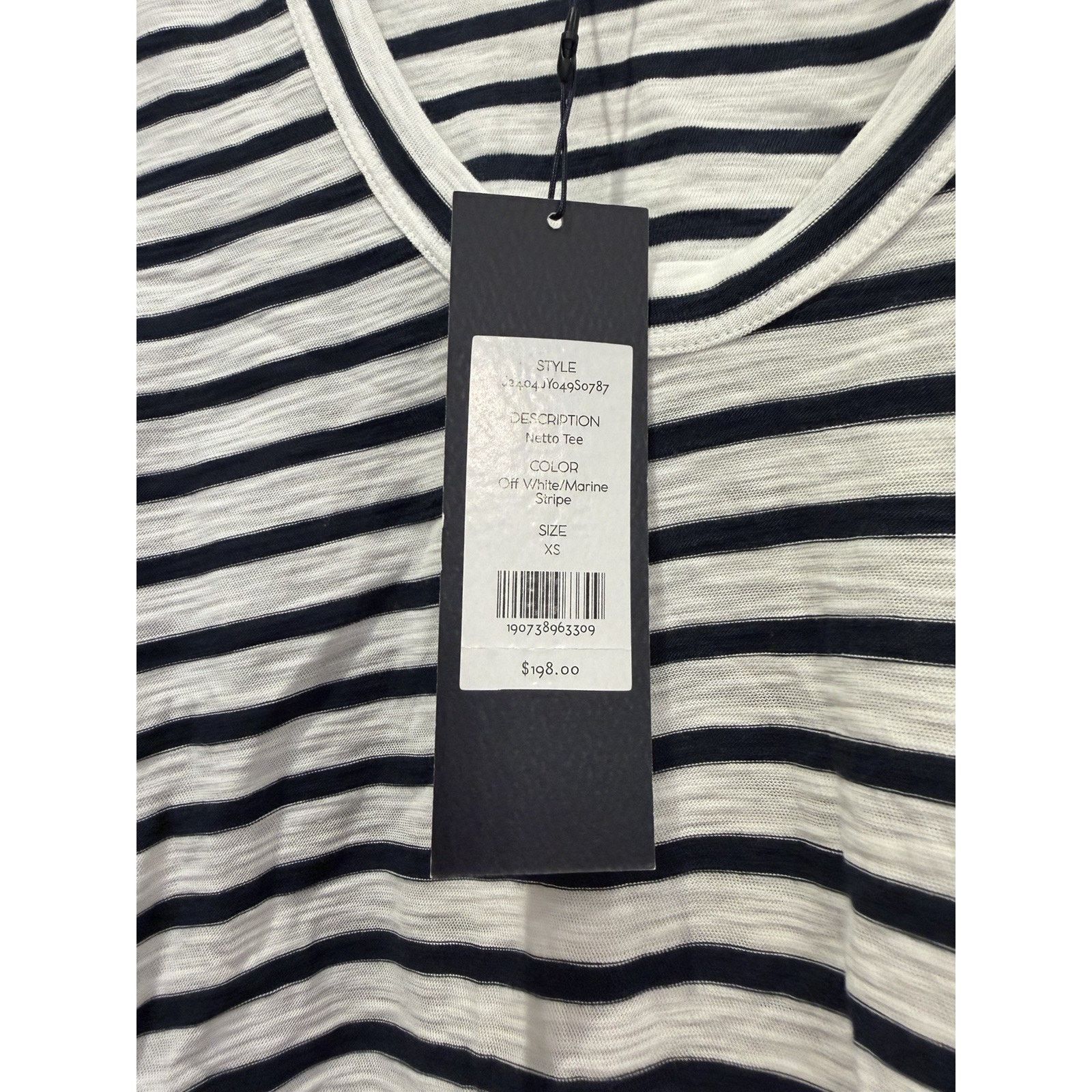Veronica Beard VERONICA BEARD TOP WOMENS SIZE XS NETTO TEE SHIRT PUFF Size XS / US 0-2 / IT 36-38 - 4 Thumbnail