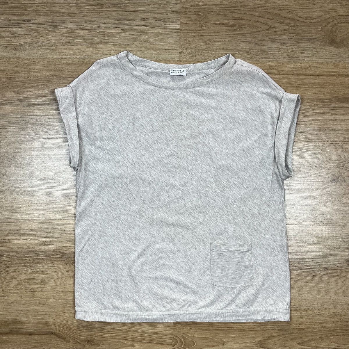 Brunello Cucinelli Women’s T- Shirt Pocket Short Sleeve