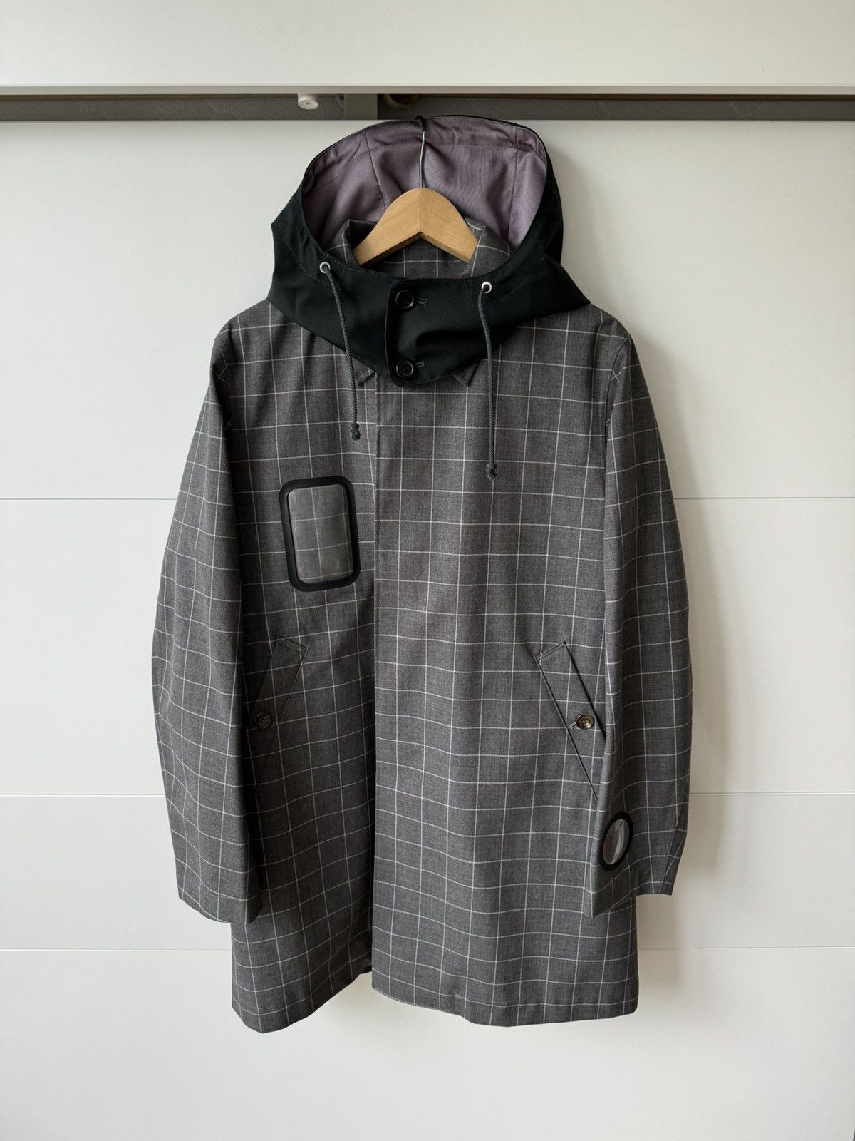 Undercover [3] T/Wpen Windowpane Coat in Grey (AW15) Size US L / EU 52-54 / 3 - 2 Thumbnail