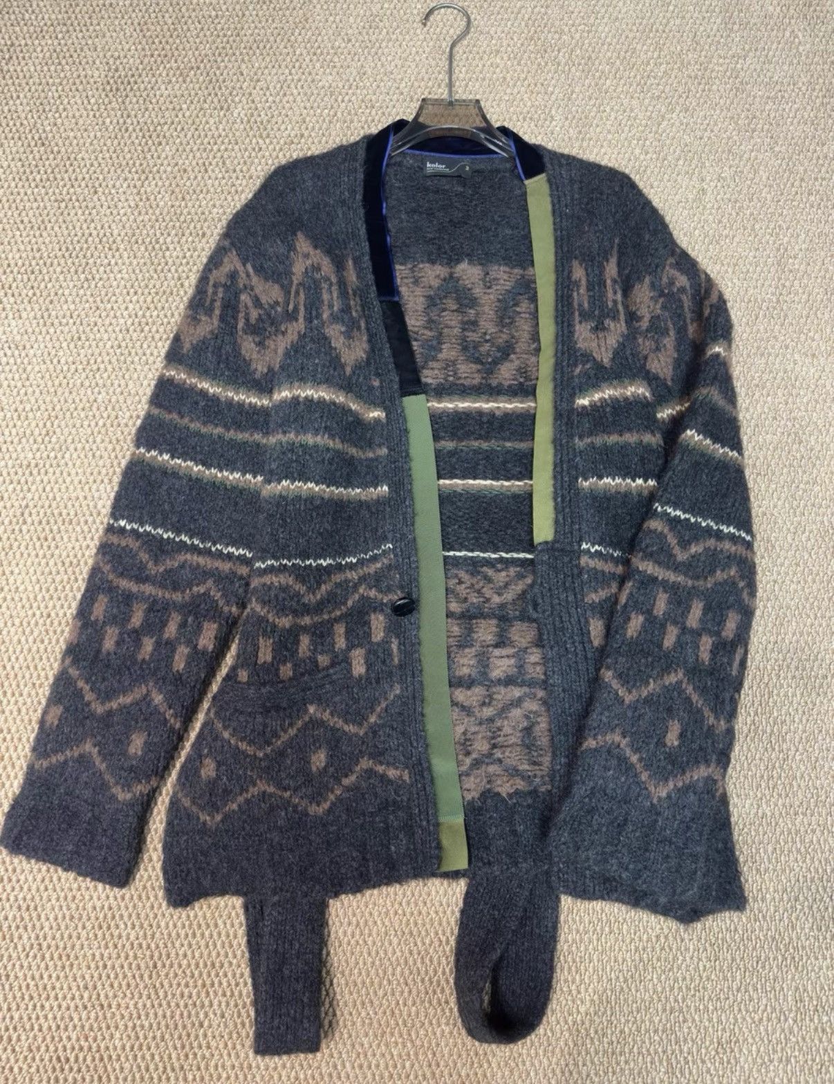 Kolor Kolor Knit Cardigan K23 Size US L / EU 52-54 / 3 - 1 Thumbnail