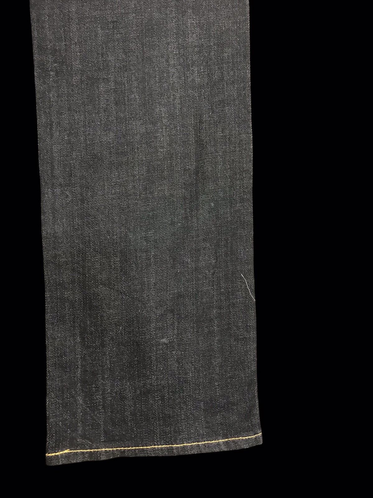 Japanese Brand 💥90s Style💥uniqlo Black Stone Wash Stylish Fades Denim F60 Size US 31 - 15 Thumbnail