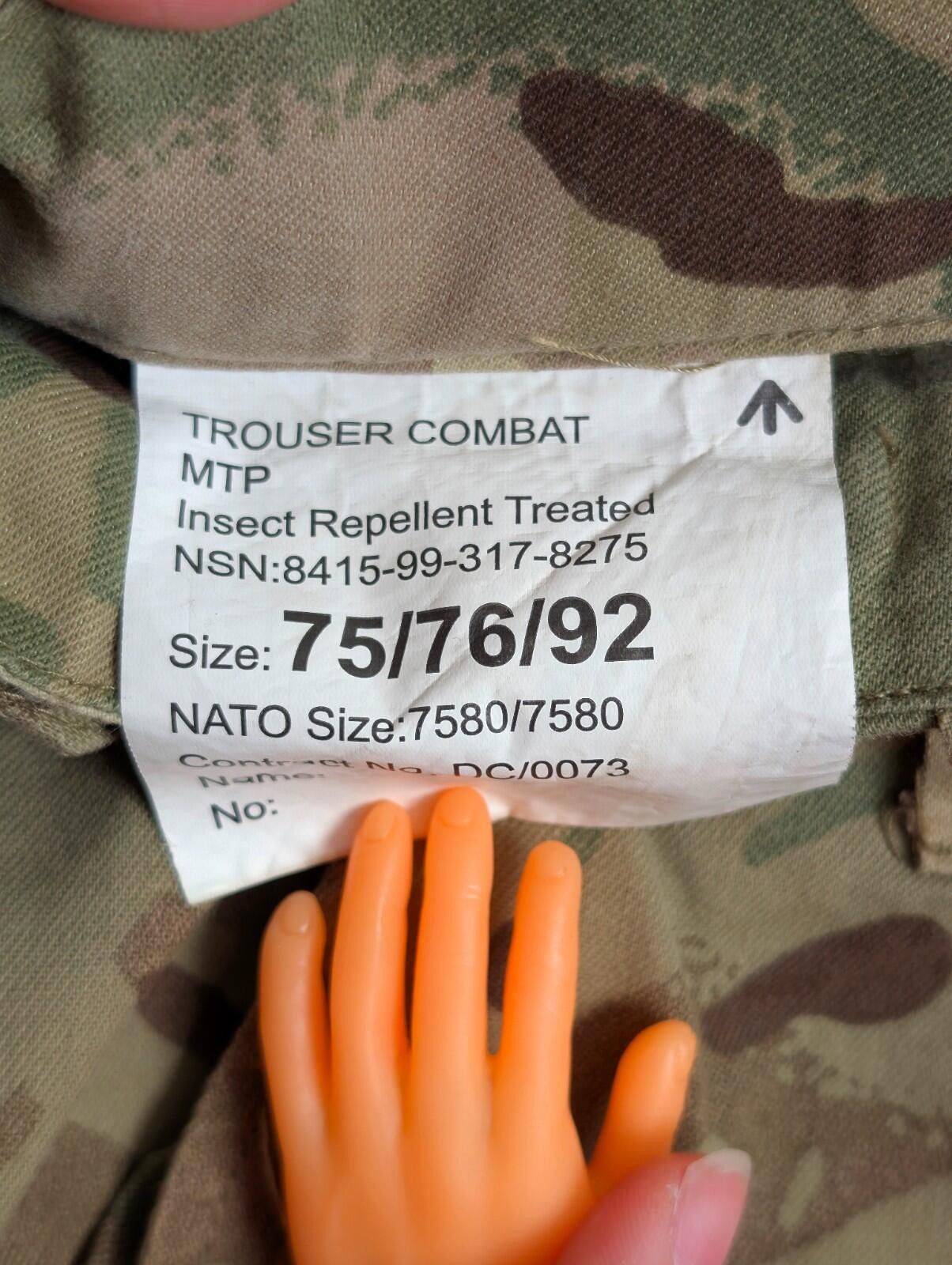 Other British Army MTP PCS Warm Weather Combat Pants - 28x28 Size ONE SIZE - 3 Thumbnail