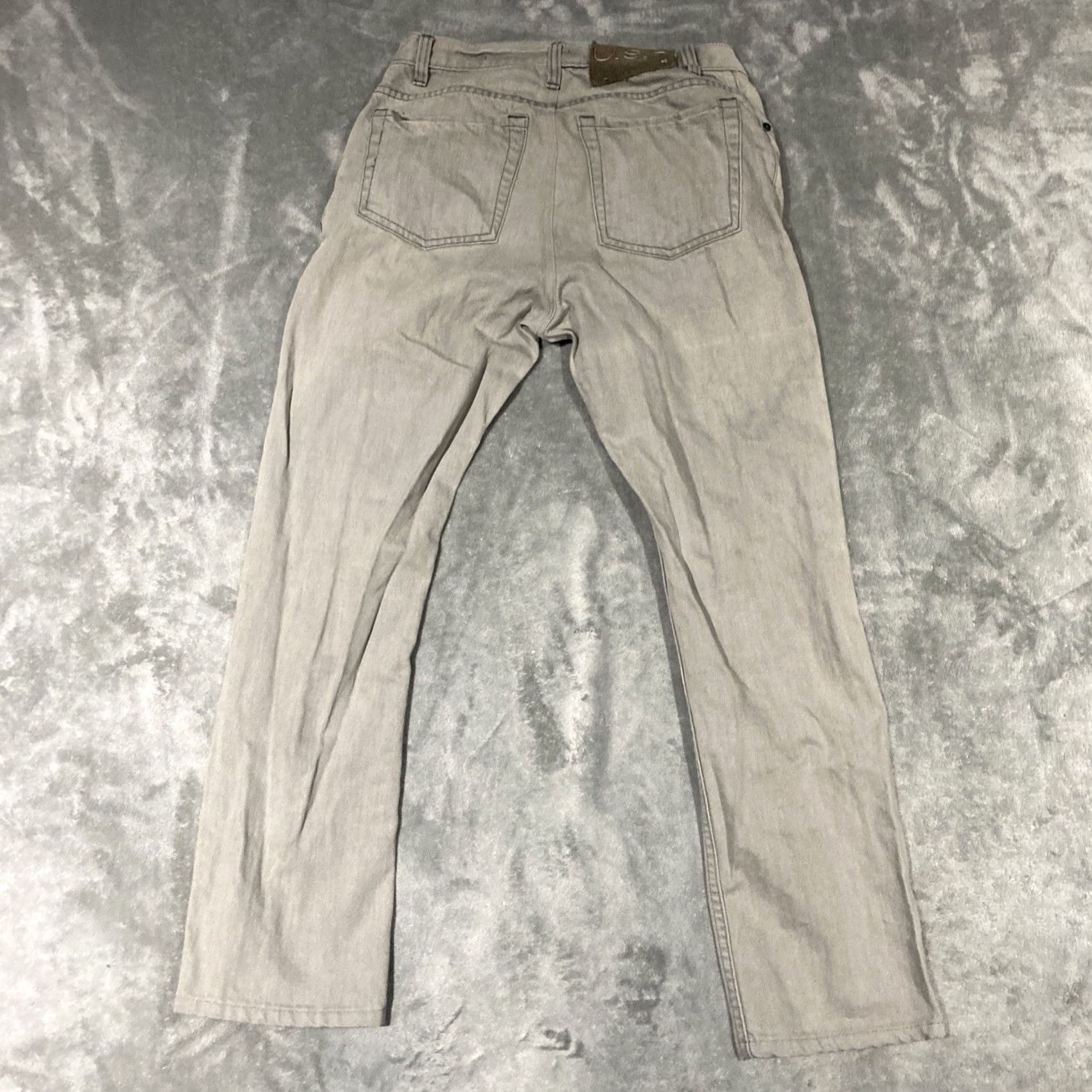 John Varvatos John Varvatos USA Bowery Slim Straight Jeans Pants Men’s 30x29 Gray Size US 30 / EU 46 - 7 Thumbnail