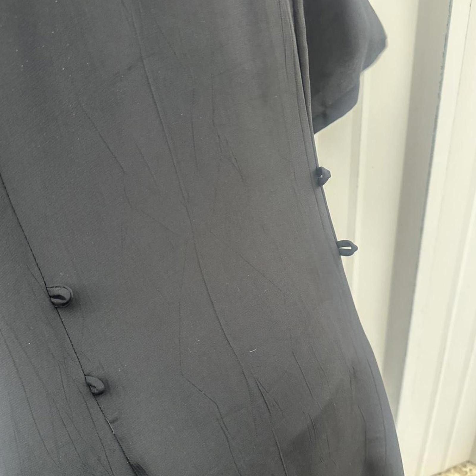 Other Black 80s midi dress glam #mididress Size L / US 10 / IT 46 - 4 Thumbnail
