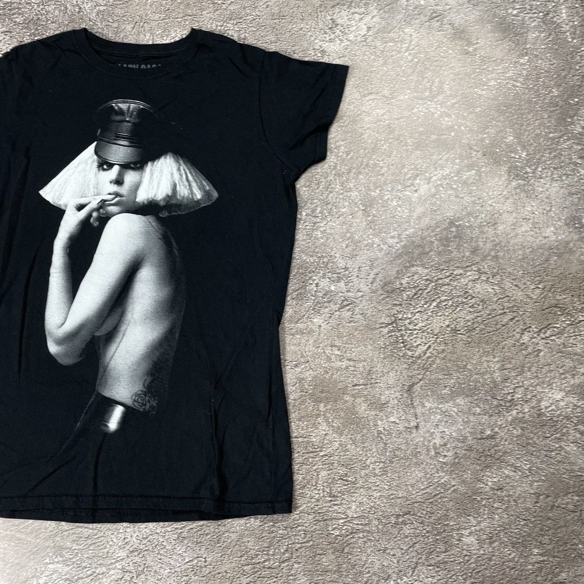 Vintage VINTAGE Y2K TEE BAND SEXY LADY GAGA FACE ART Size M / US 6-8 / IT 42-44 - 3 Thumbnail