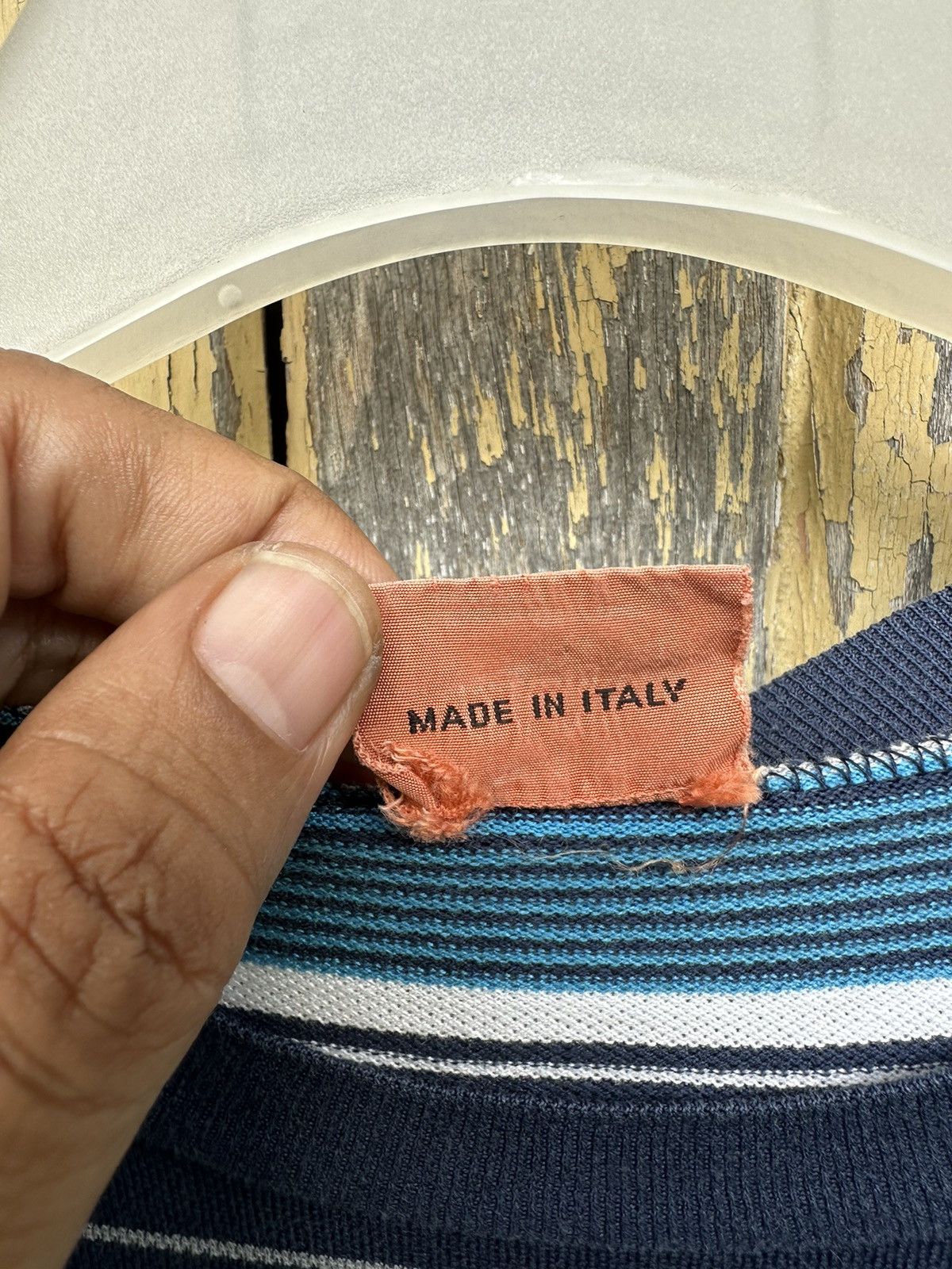Missoni Vintage Missoni Sport Italy Stripe TShirt A526 Size US M / EU 48-50 / 2 - 8 Thumbnail