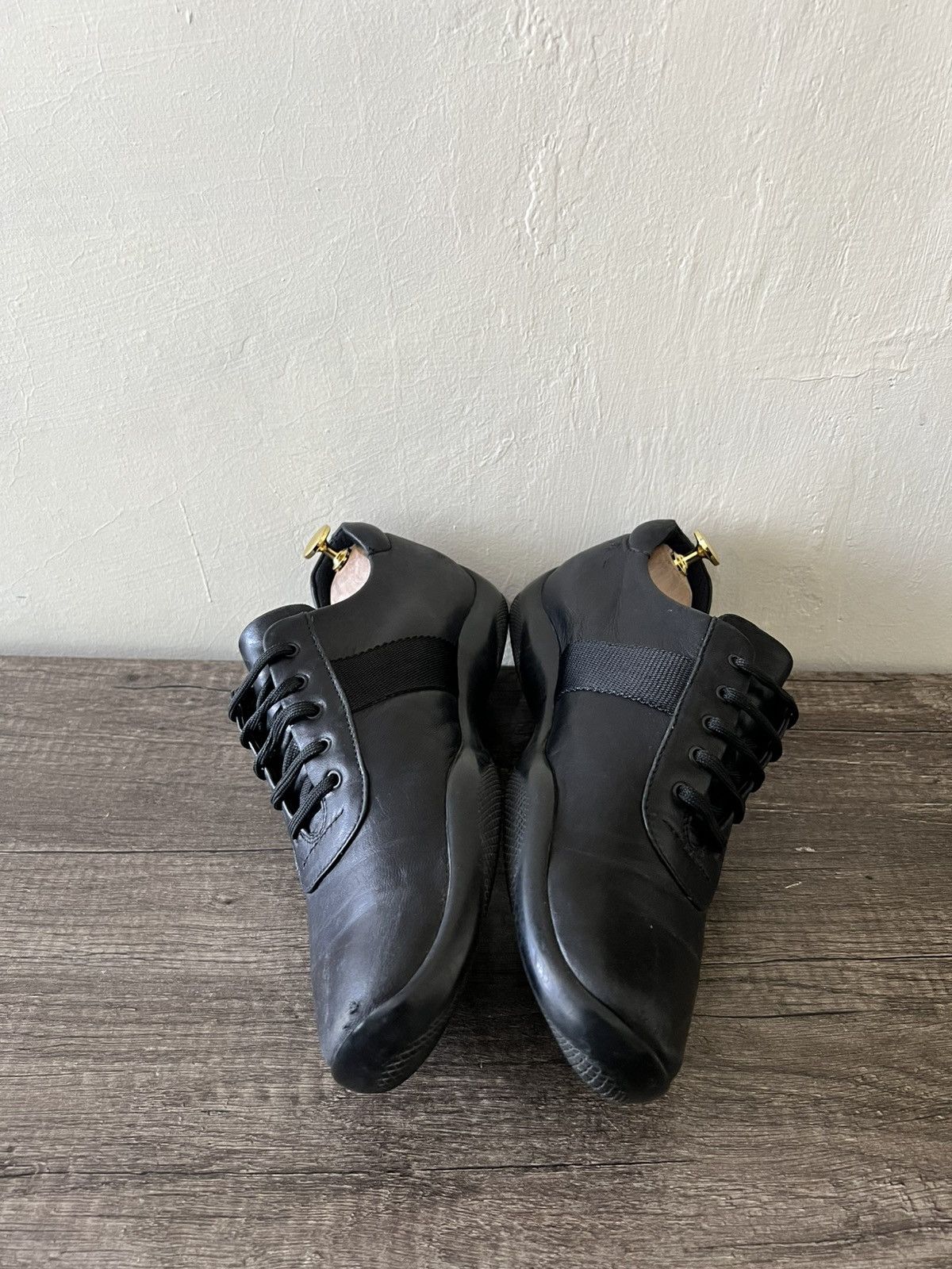 Prada PRADA SOLBIATO BLACK LEATHER LACE UP Size US 8.5 / EU 41-42 - 5 Thumbnail