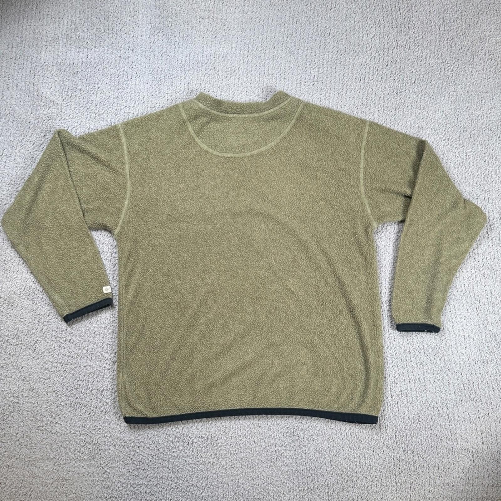 Columbia Vintage Columbia Sherpa Fleece Pullover Men L Green V Neck Size US L / EU 52-54 / 3 - 3 Thumbnail