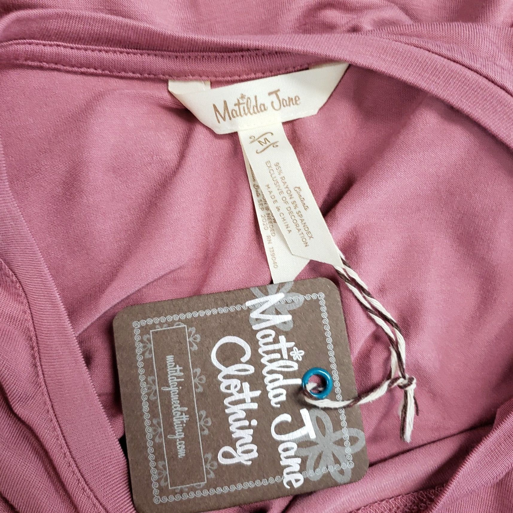 Vintage Matilda Jane Womens T-Shirt Sz Medium Pink Dolman 3/4 Sleeve Long Car Ride Tee Size M / US 6-8 / IT 42-44 - 5 Thumbnail