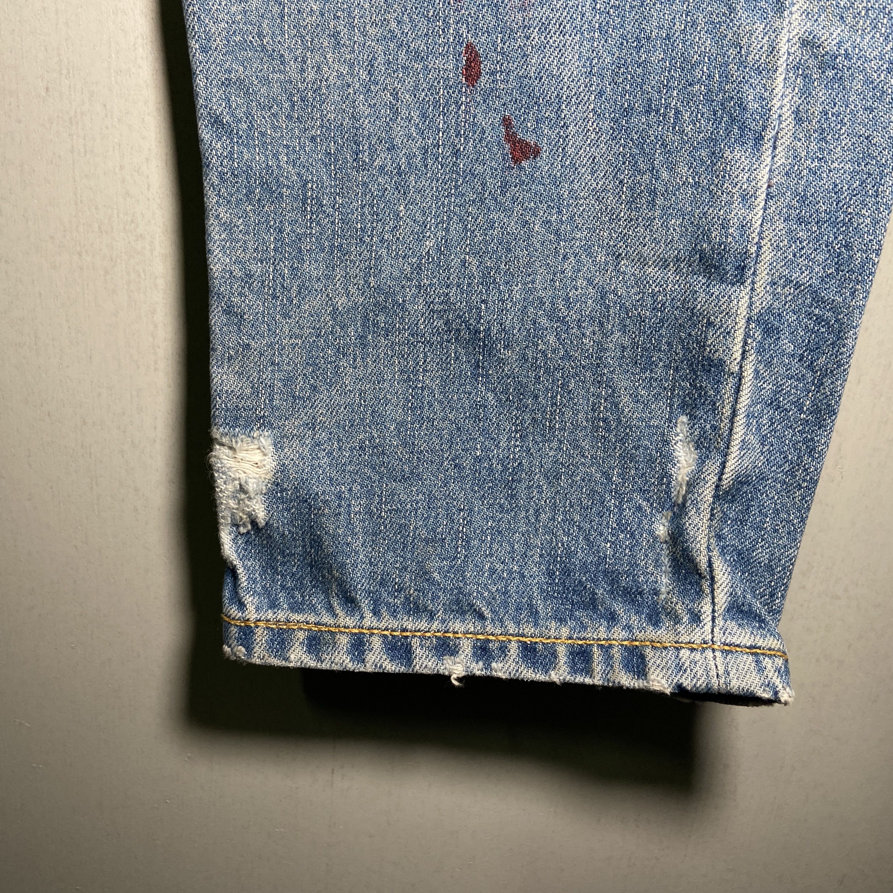 Firetrap × If Six Was Nine Firetrap Extreme Vintage Wash Sashiko Jeans Size US 32 / EU 48 - 5 Thumbnail
