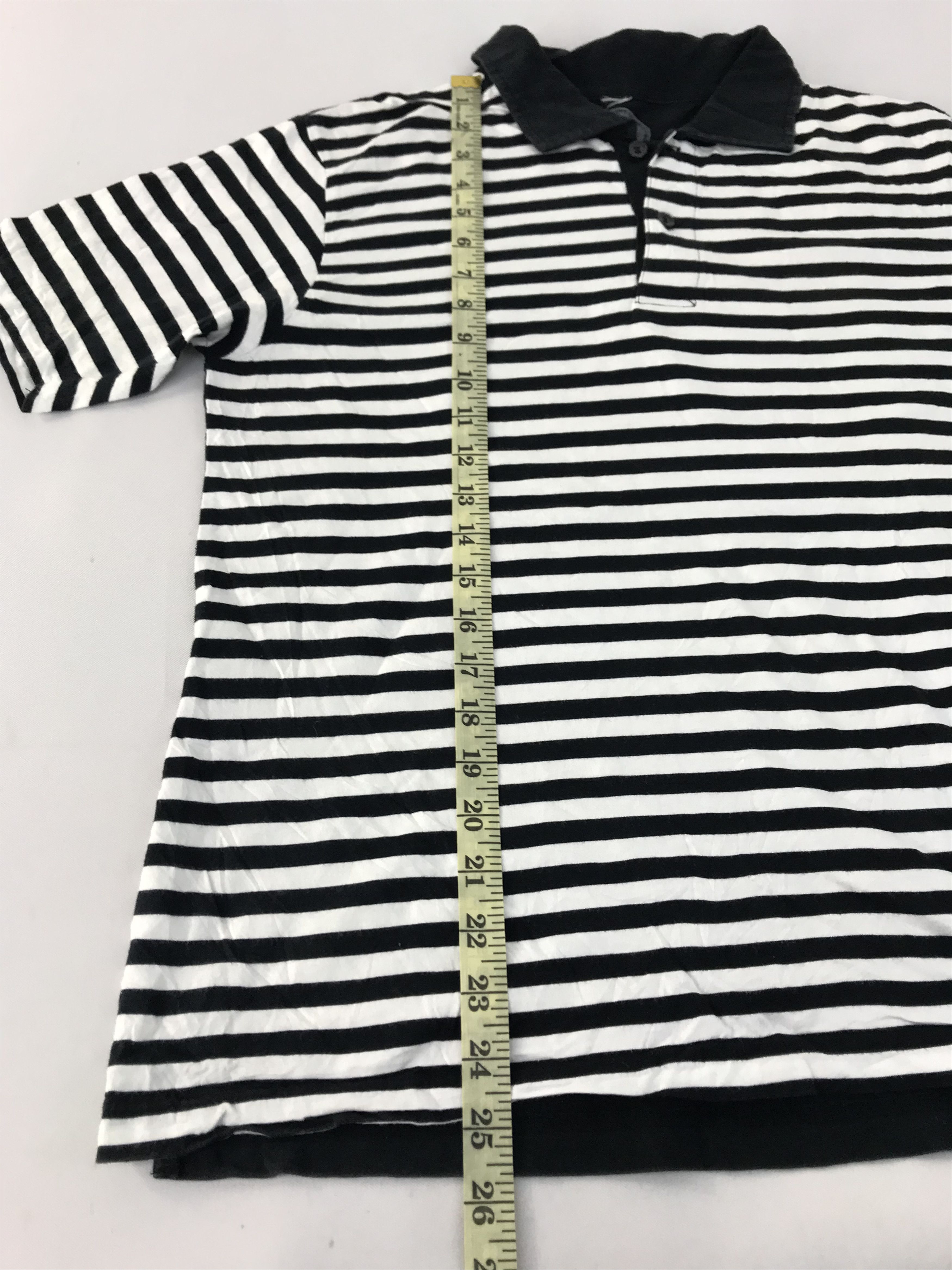 Japanese Brand MCD More Core Division 69 The Babylon Striped Tee Polo Size US M / EU 48-50 / 2 - 10 Thumbnail
