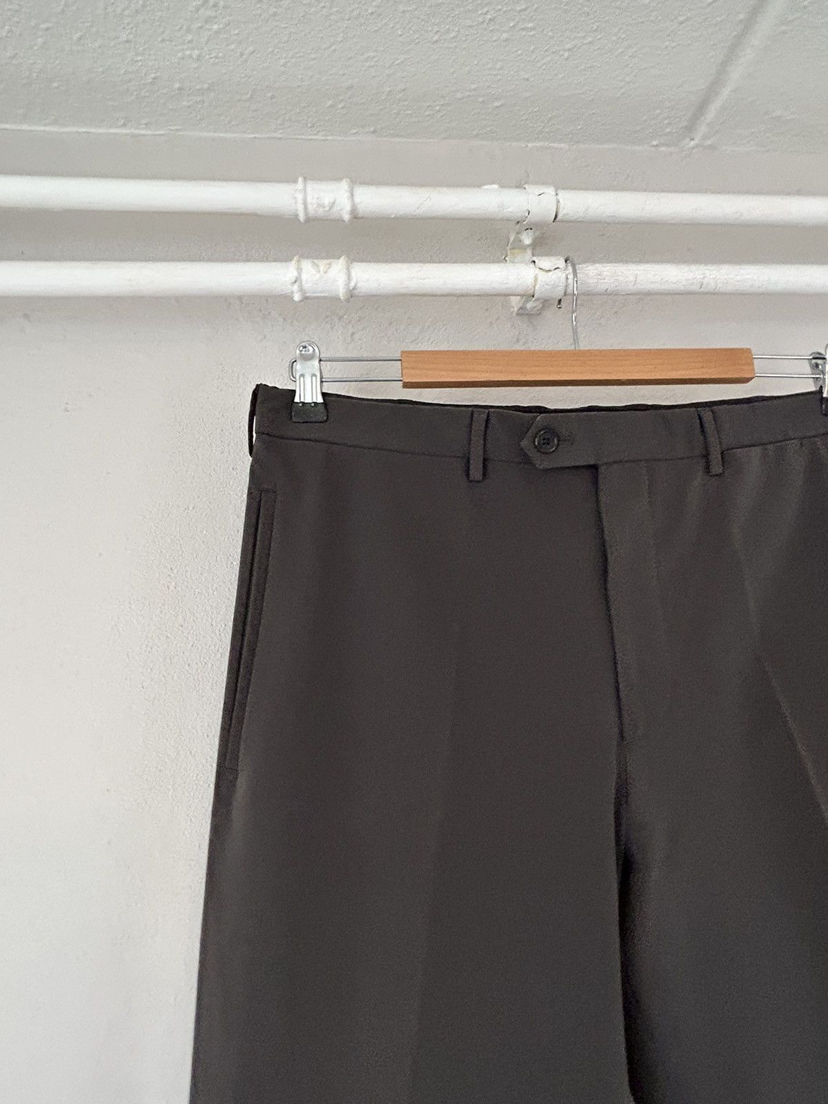 Prada Charcoal Nylon Pants Size US 36 / EU 52 - 2 Thumbnail