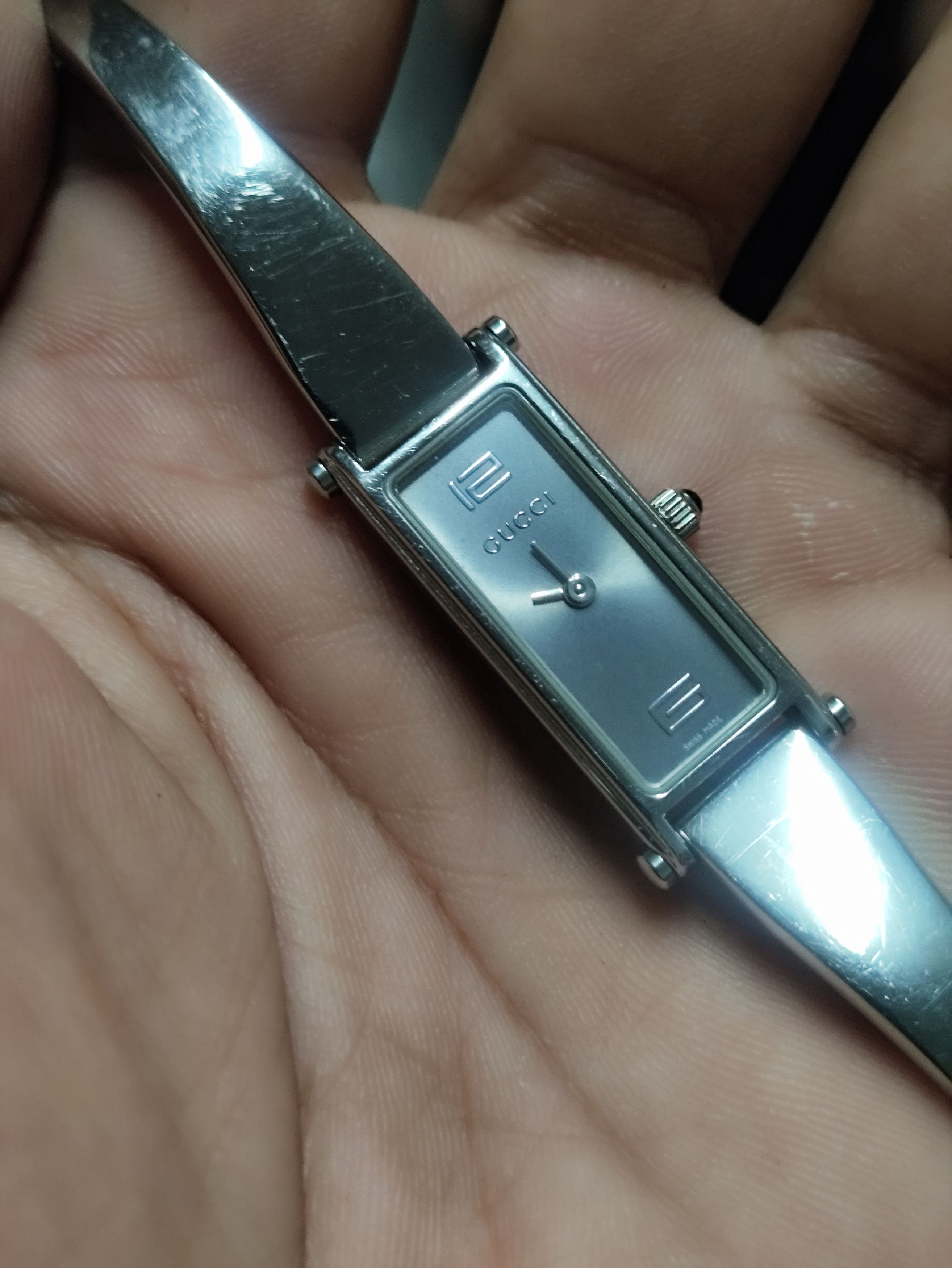 Gucci × Vintage GUCCI 1500L SWISS MADE STAINLESS STEEL WATCH Size ONE SIZE - 3 Thumbnail